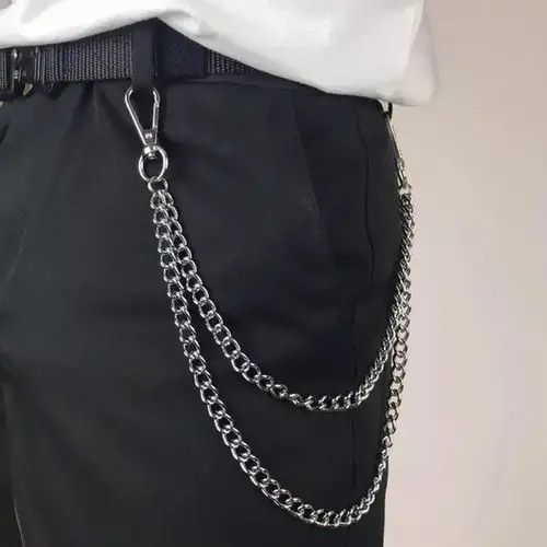 Jewelry Layered Chain Keychain Size ONE SIZE - 4 Thumbnail