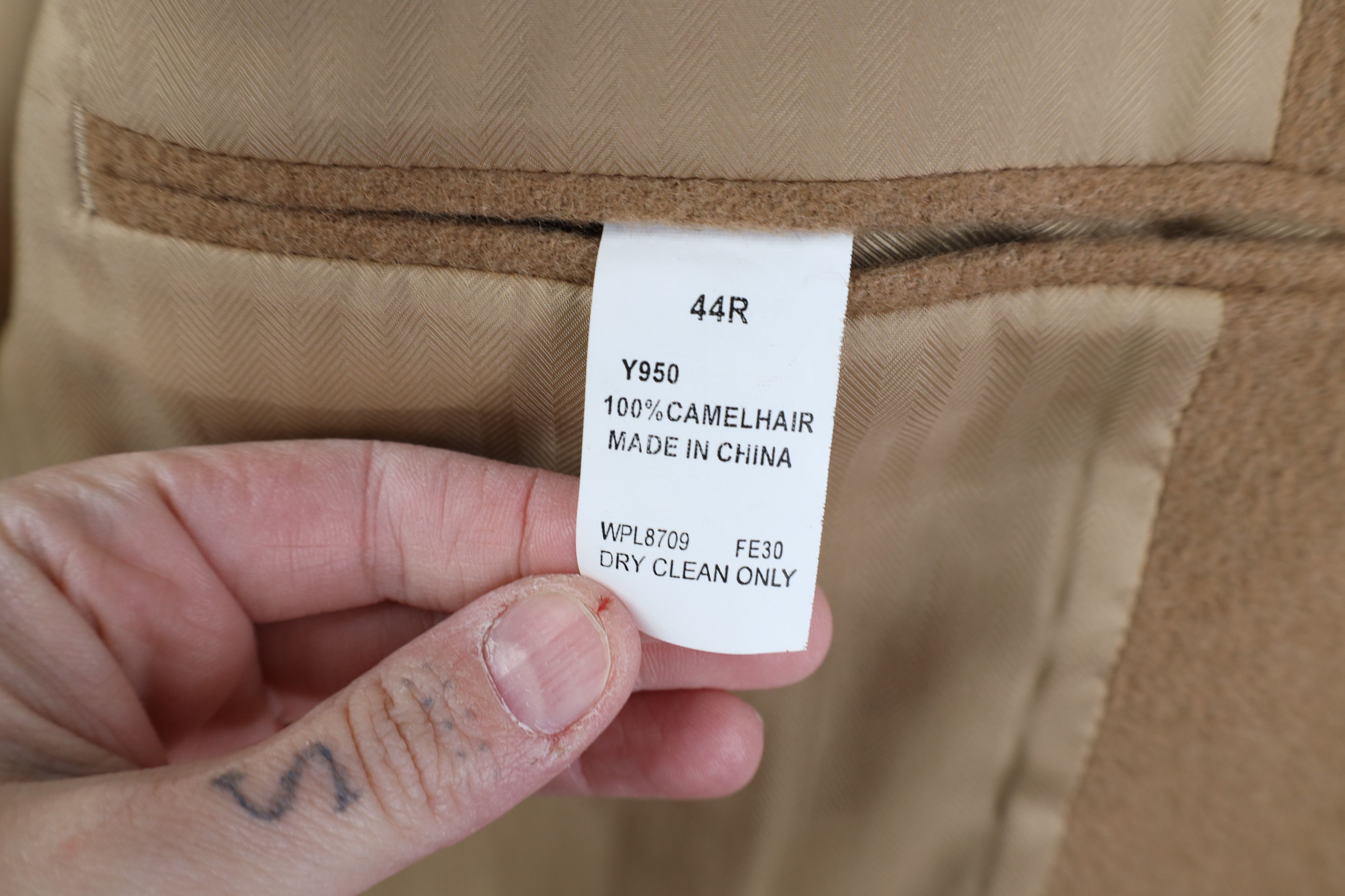 Vintage Vintage Streetwear Hair 2 Button Suit Coat Blazer Jacket Size US XXL / EU 58 / 5 - 12 Thumbnail