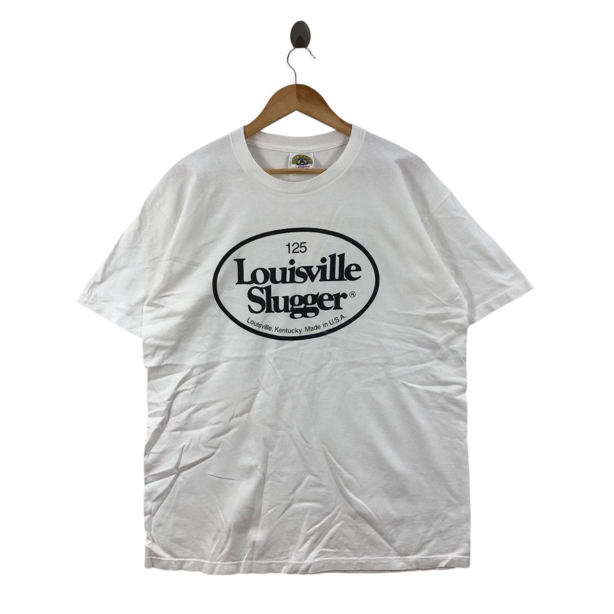 Vintage Vintage 90s LOUISVILLE SLUGGER T Shirt Kentucky Usa Size US L / EU 52-54 / 3 - 1 Thumbnail