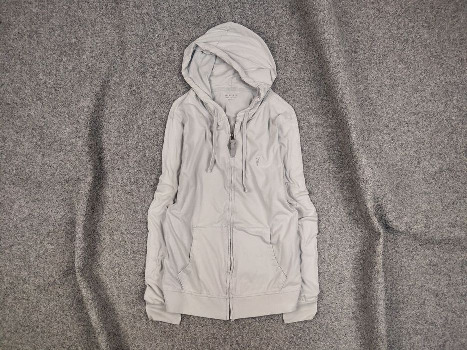 Allsaints Allsaints Brace Full Zip Light BlueGray Hoodie Vintage Style Size US M / EU 48-50 / 2 - 1 Thumbnail