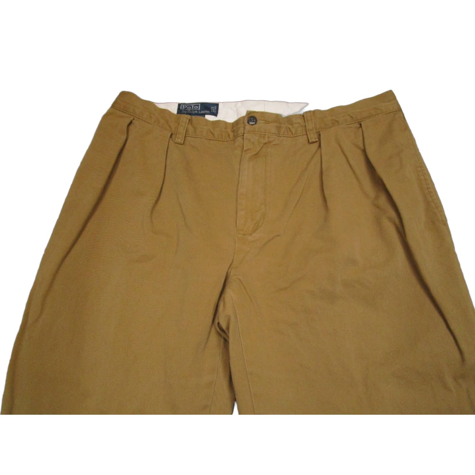 Polo Ralph Lauren Polo Ralph Lauren Pants Men 36x32 Pleated Brown Cropped? (Not in original) Size US M / EU 48-50 / 2 - 1 Thumbnail