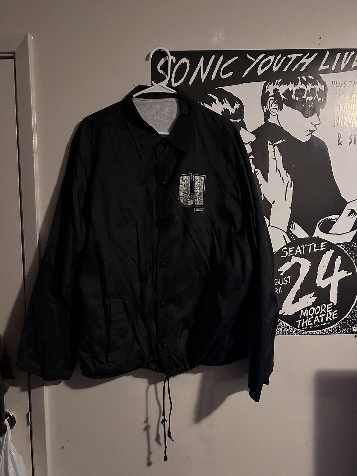 image of Jun Takahashi x Undercover Aw98 Undercover Coach Jacket in Black, Men's (Size Large)