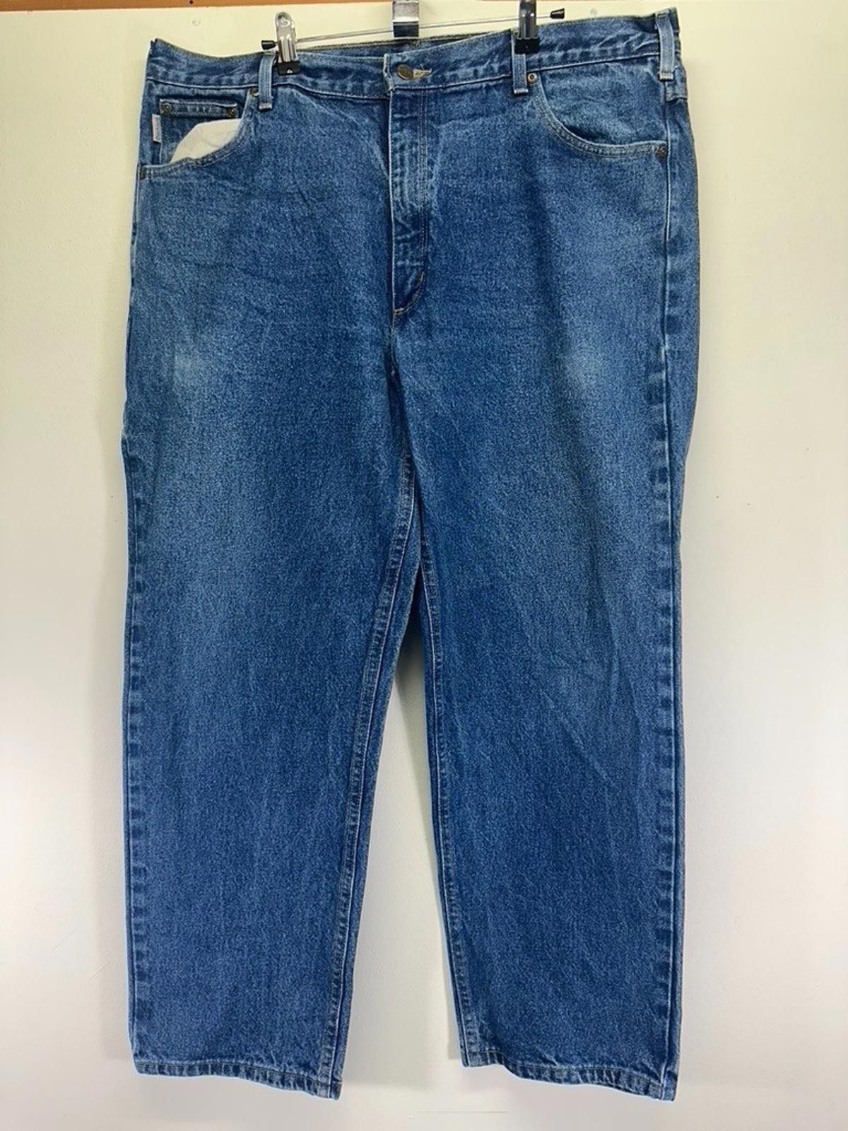 Carhartt Carhartt Men's 42/30 Vintage Relaxed Fit Blue Jeans Size US 42 / EU 58 - 1 Thumbnail