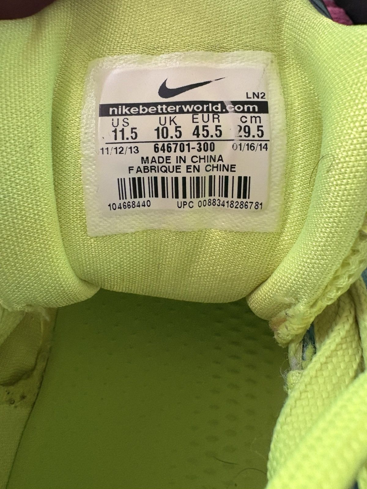 Nike Nike Kobe 9 Easter Size 11.5 Size US 11.5 / EU 44-45 - 6 Thumbnail