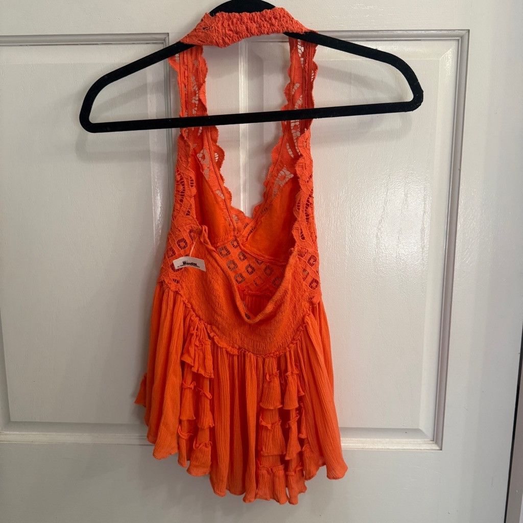 Free People Women's Free People Top S/P Orange Size S / US 4 / IT 40 - 2 Thumbnail