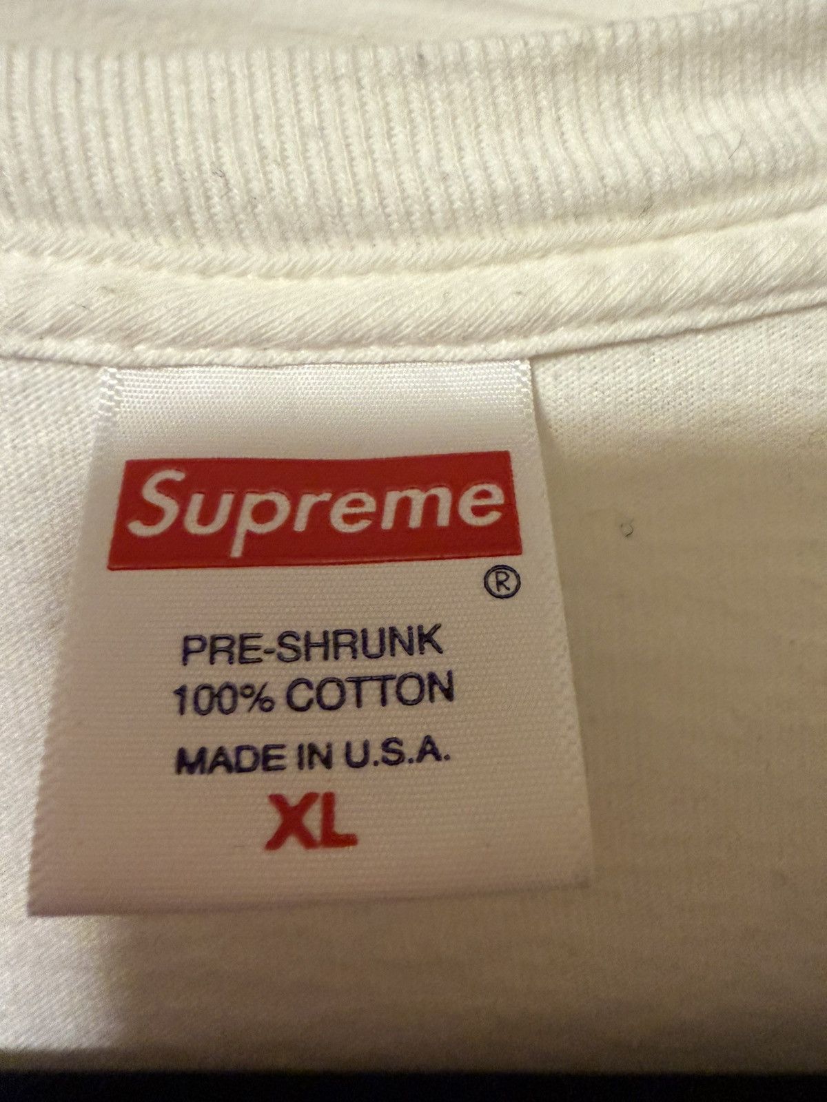 Supreme Supreme Futura Logo Tee White Size XL Size US XL / EU 56 / 4 - 3 Thumbnail