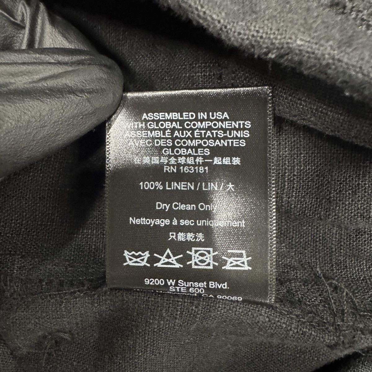 Rhude Rhude Linen Cargo Pants In Black RRP £635 Size US 30 / EU 46 - 9 Thumbnail