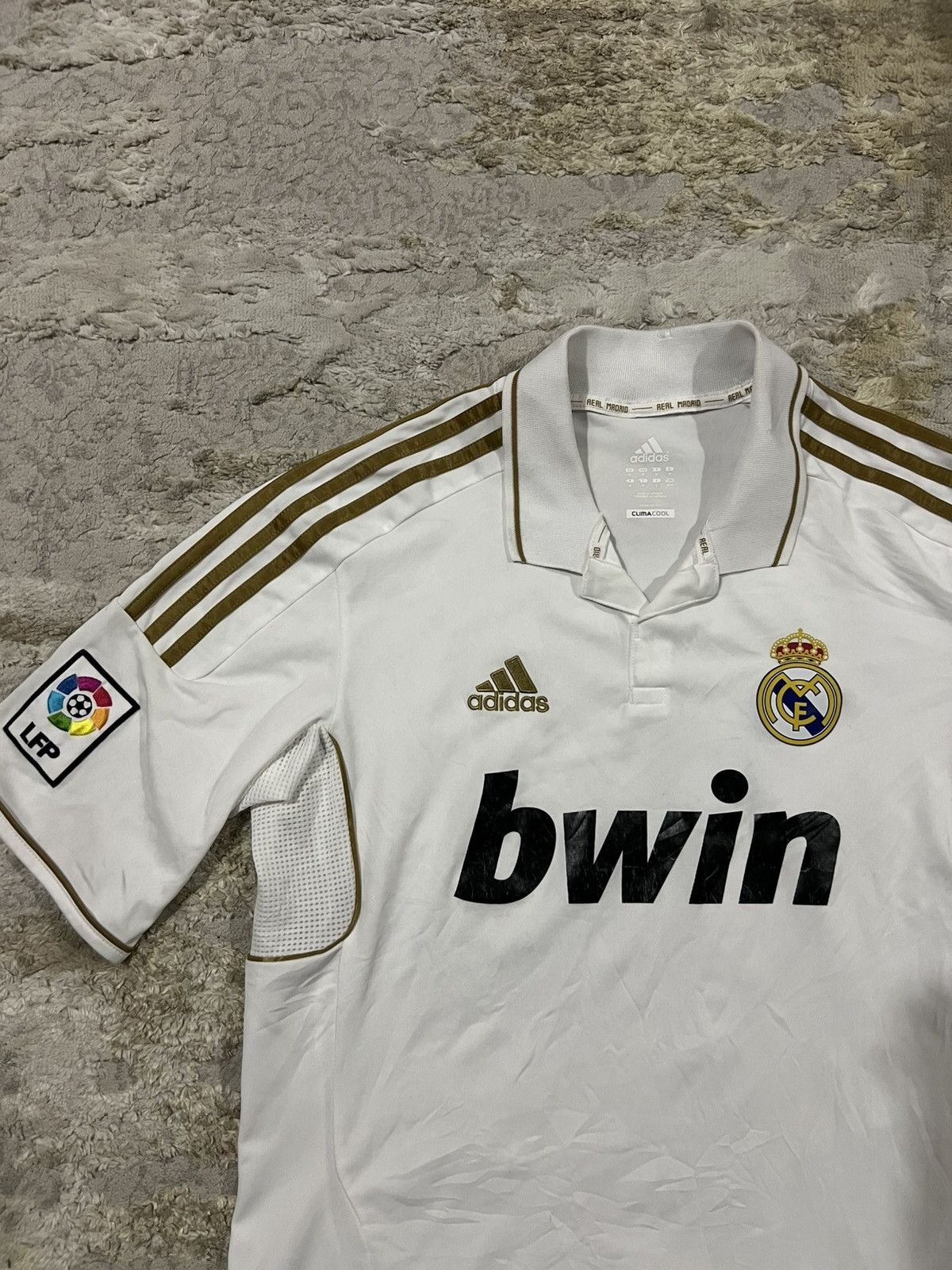 Adidas Vintage 2011-12 Adidas Real Madrid Home Jersey Ronaldo Size US M / EU 48-50 / 2 - 1 Thumbnail