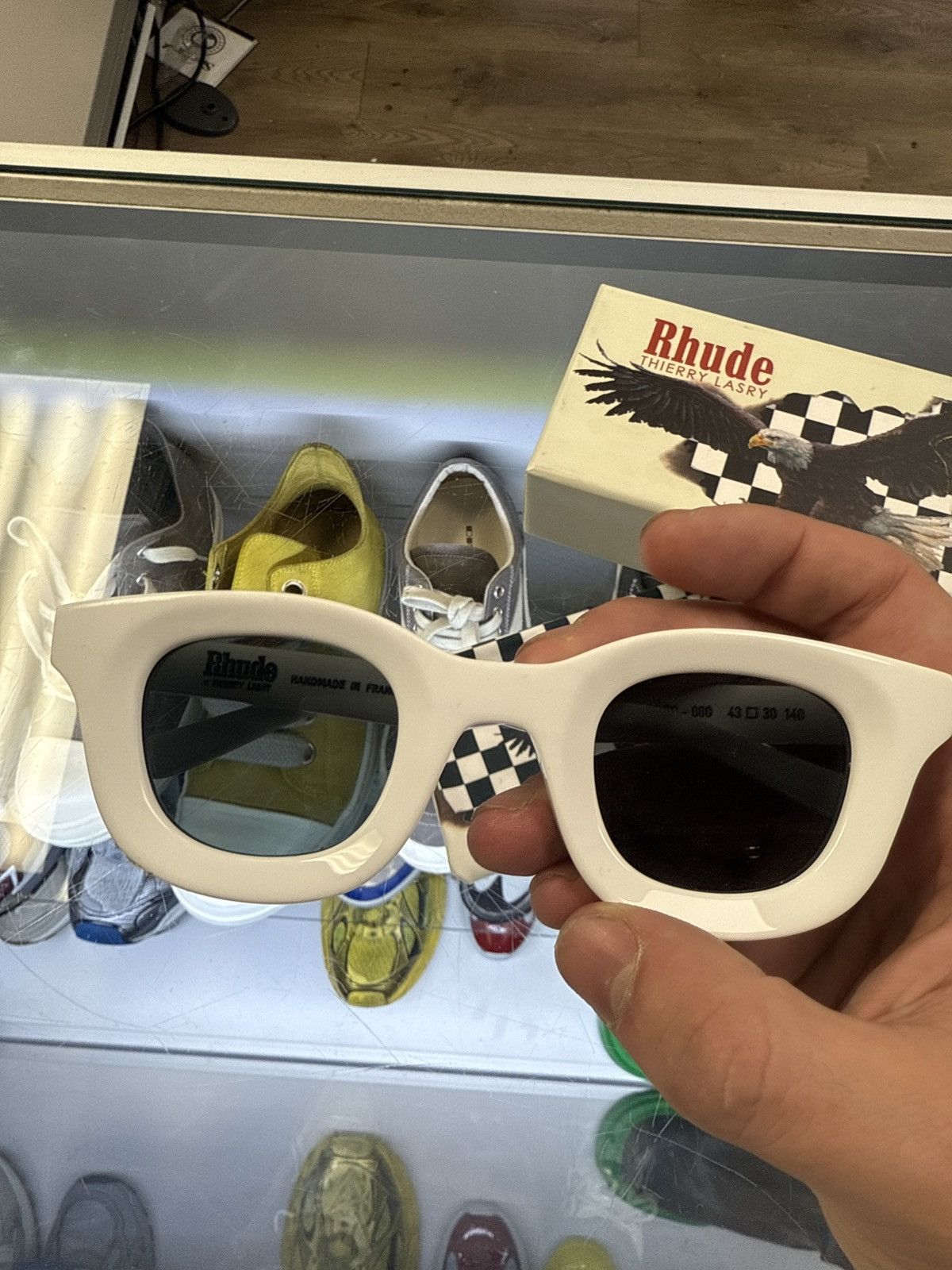 Rhude × Thierry Lasry Rhude Thierry Lasry Rhodeo white white Size ONE SIZE - 5 Thumbnail