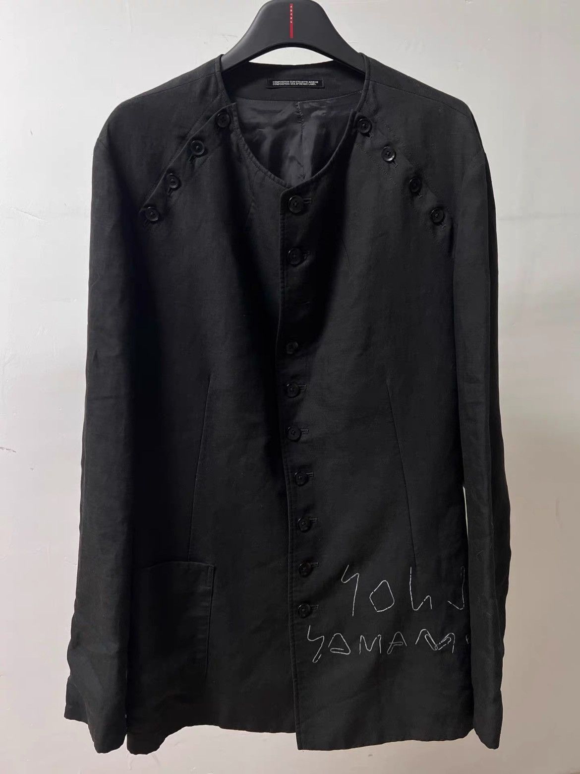 Yohji Yamamoto Yohji Yamamoto Sz 3 Yohji Yamamoto 15SS Hand Writing Jacke Size US L / EU 52-54 / 3 - 1 Thumbnail