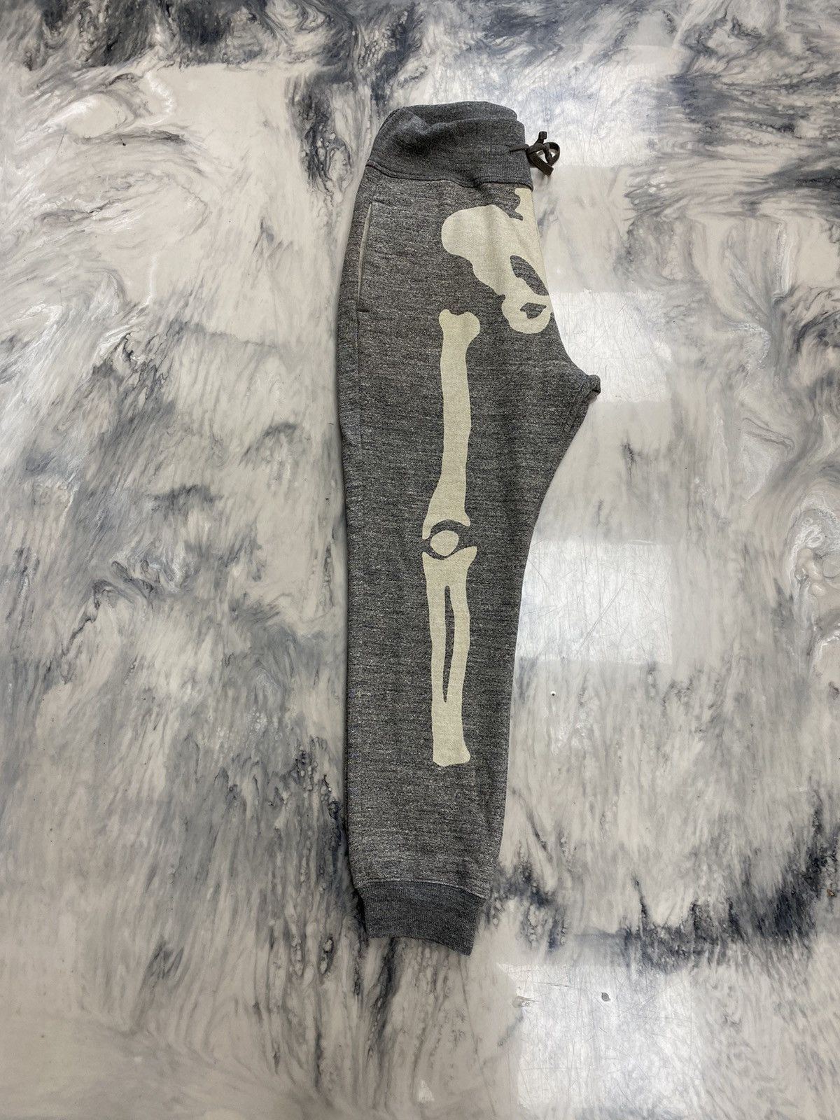 Kapital Kapital bones fleece sweatpants grey skeleton authentic Size US 32 / EU 48 - 15 Thumbnail