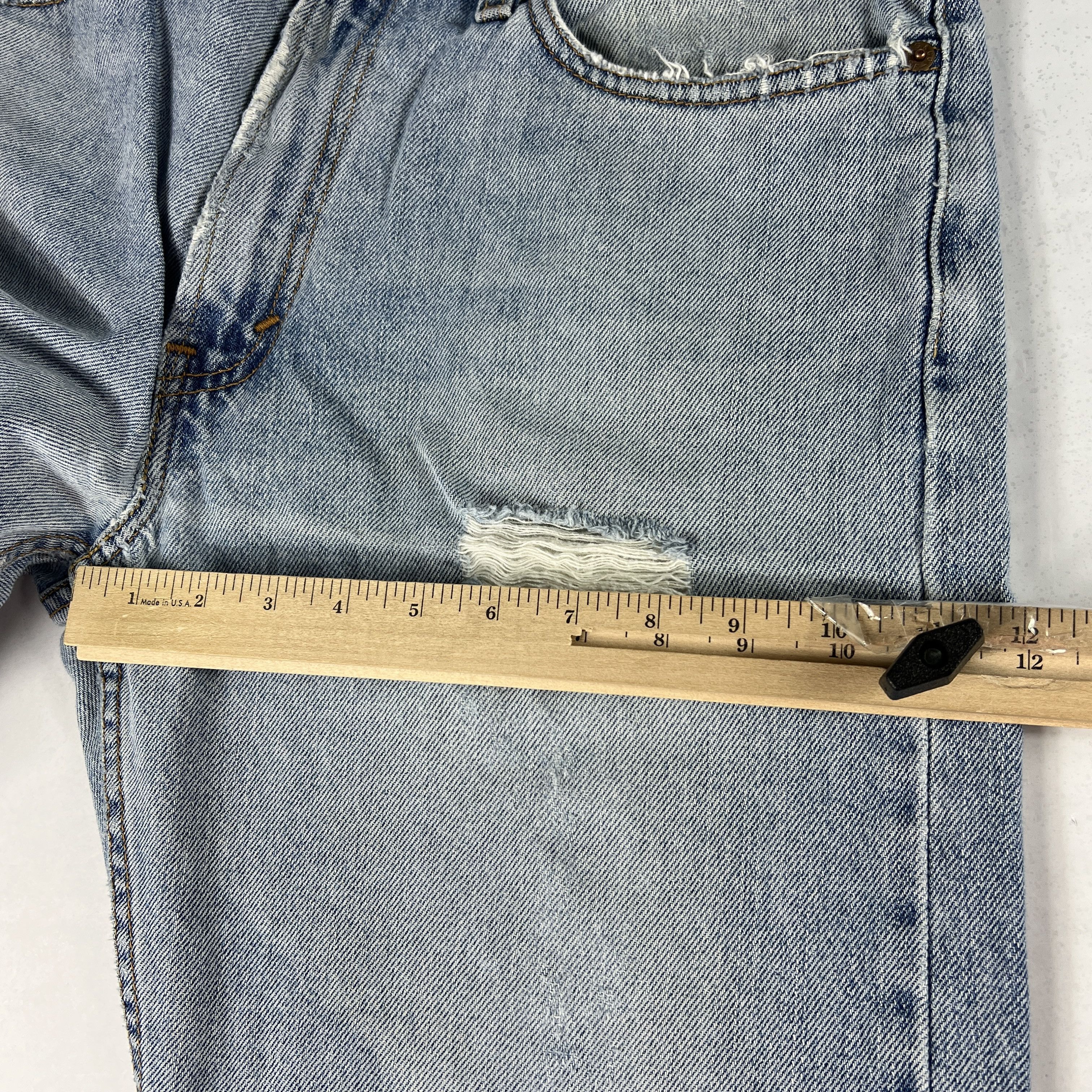 Levi's × Vintage Y2K Levi's Jeans 505 Straight Blue Faded Distressed Denim Size US 34 / EU 50 - 22 Thumbnail