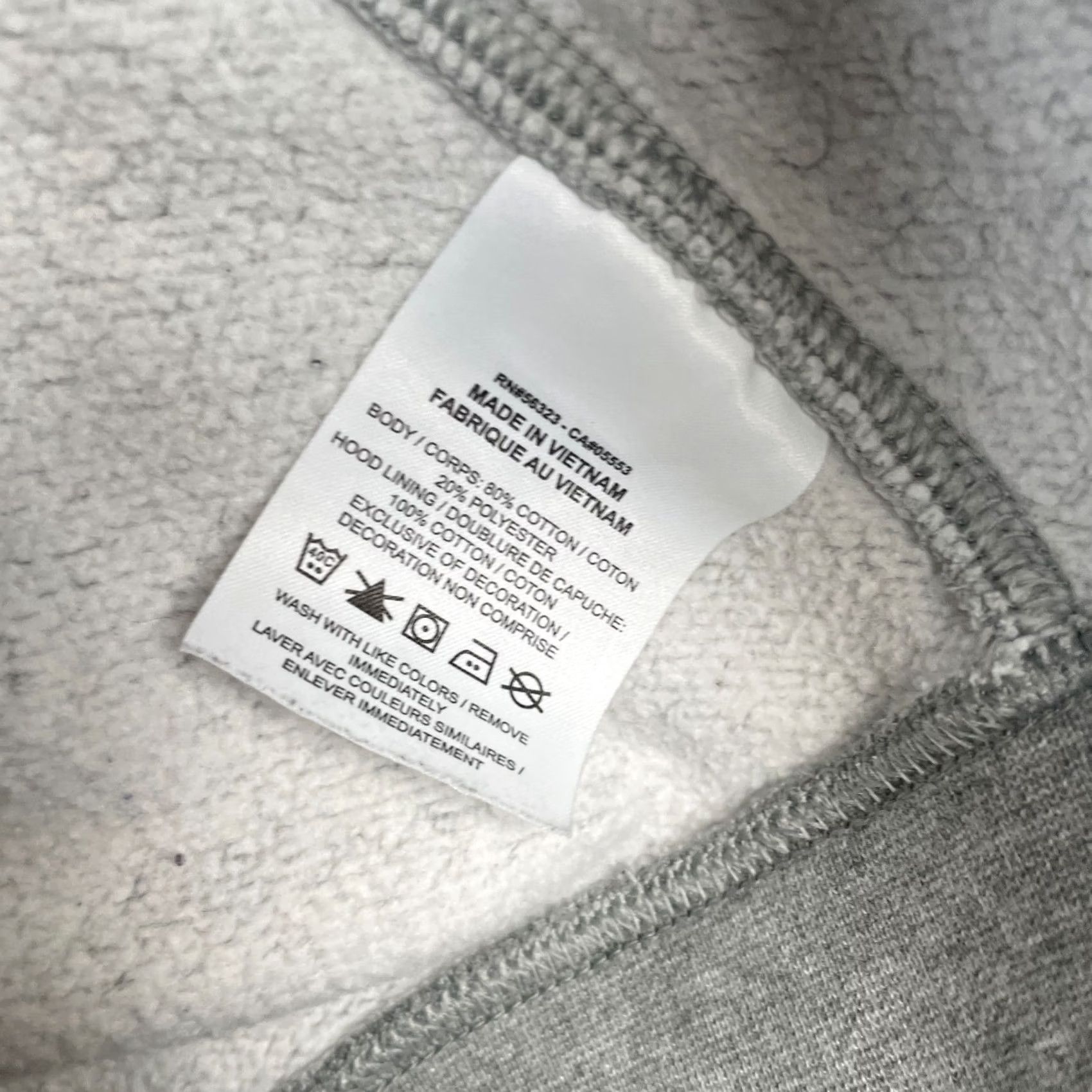Nike Nike Hoodie Mens Medium Gray Club French Terry Fleece Lined Swoosh Logo Cotton Size US M / EU 48-50 / 2 - 4 Thumbnail