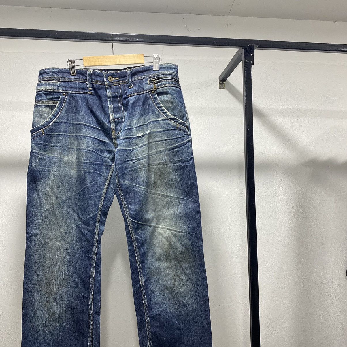 Dolce & Gabbana Sick☠️ Dolce & Gabbana Washed Jeans Denim Claw Size US 34 / EU 50 - 2 Thumbnail