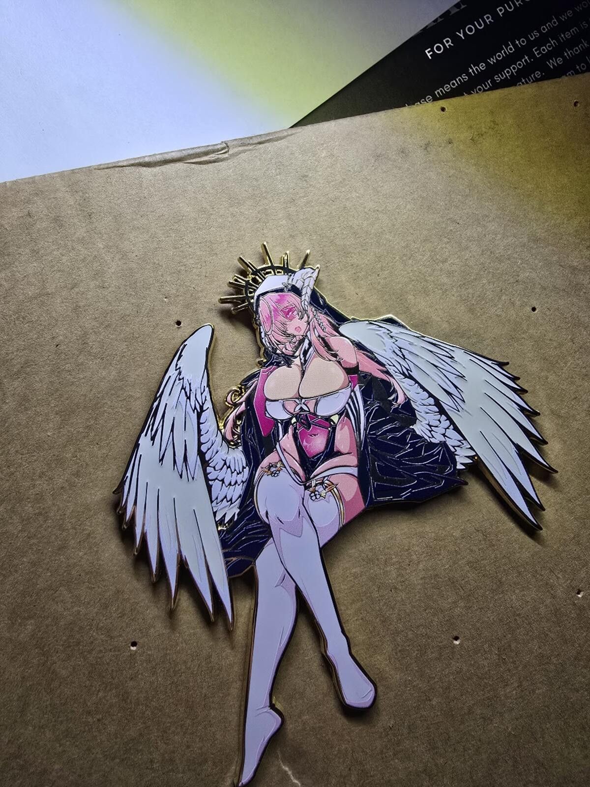 Independent Truck Co. Anime Style Angel Wing Enamel Pin Badge By Lowkey Geeks Size ONE SIZE - 3 Thumbnail