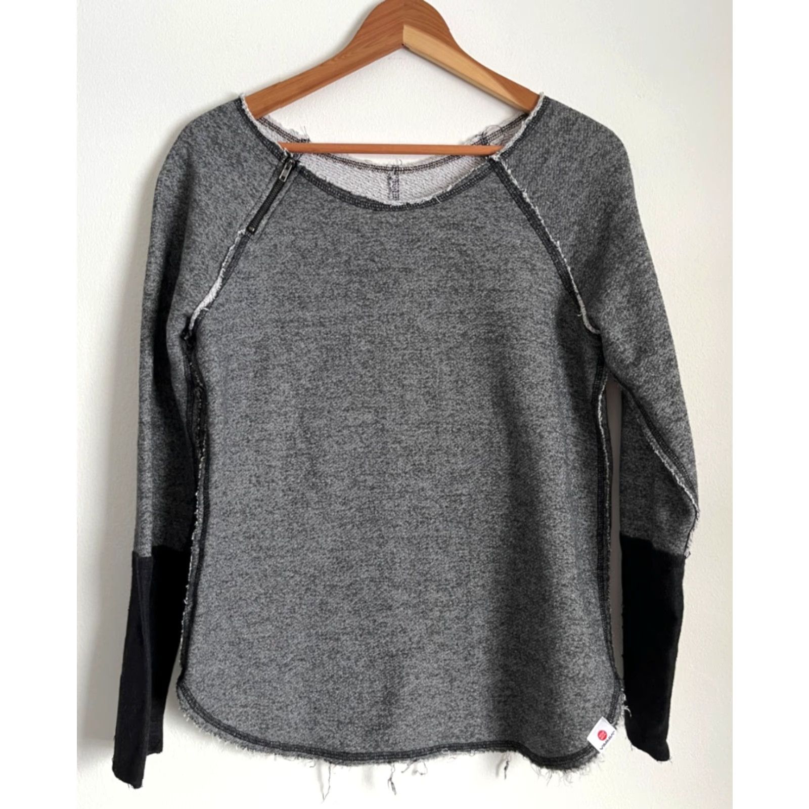 Vintage Vimmia Women's French Terry Sweatshirt Side Zip Sz S Size S / US 4 / IT 40 - 2 Thumbnail