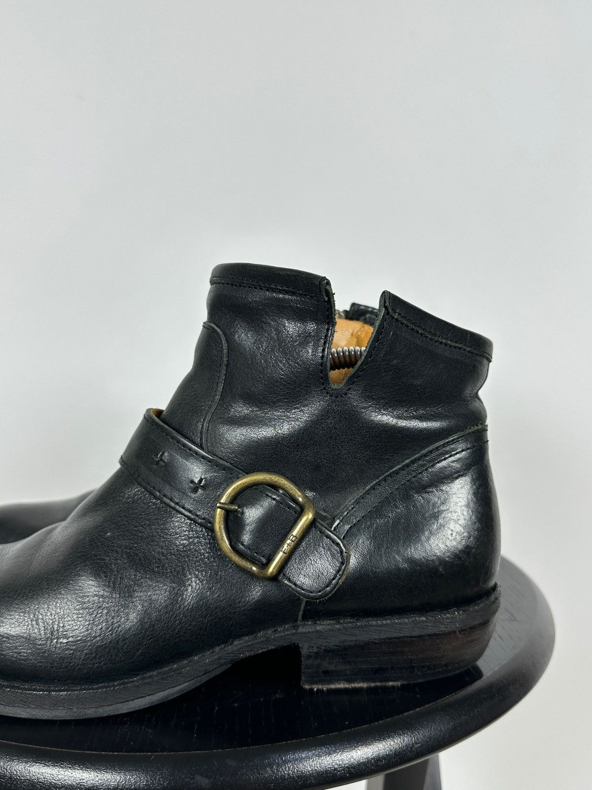 Fiorentini + Baker Fiorentini + Baker Carnaby Chad Black Leather Biker Boots Size US 7 / IT 37 - 13 Thumbnail