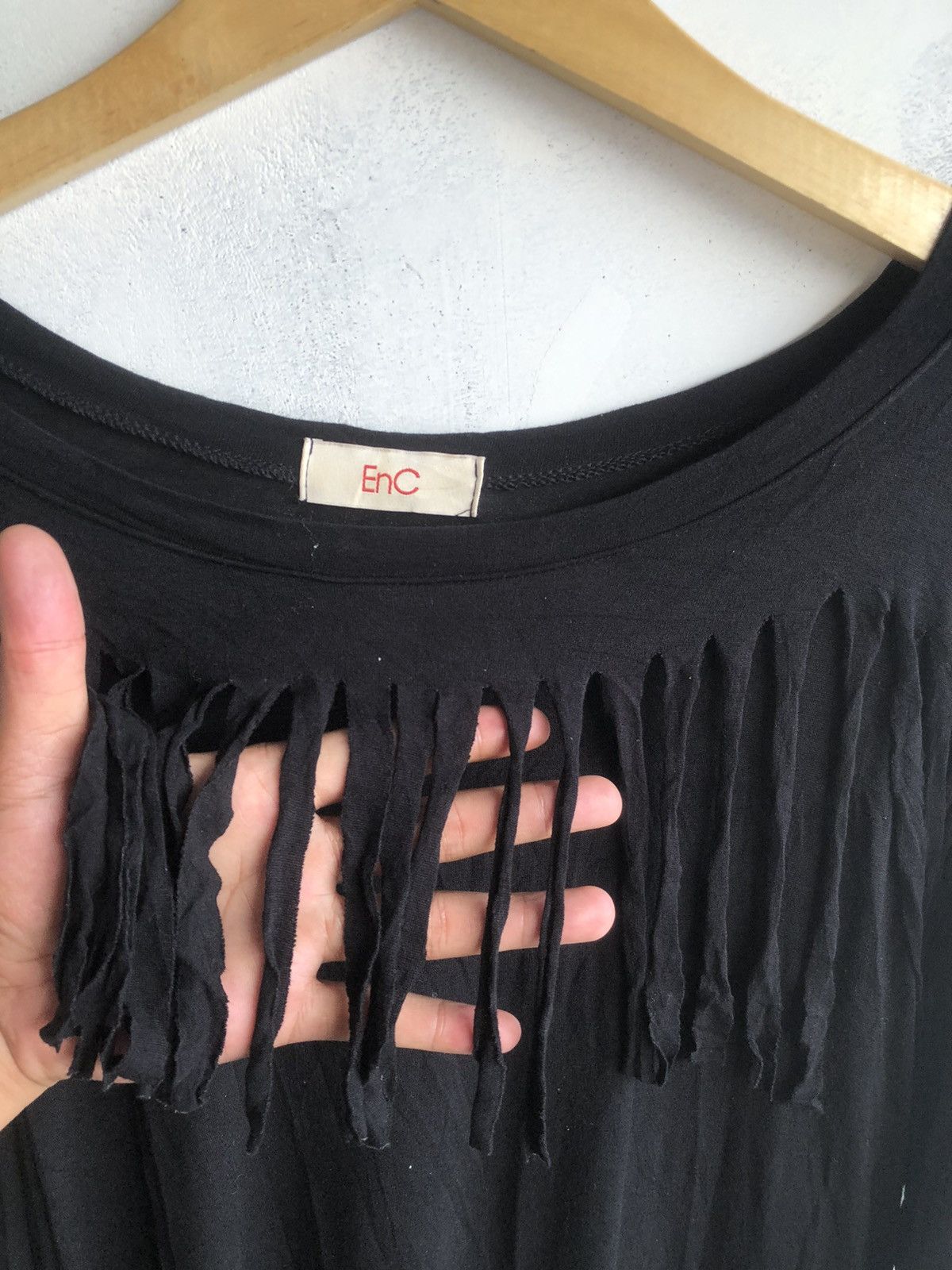 If Six Was Nine Distressed Gothic LongSleeve Rock Punk Number Nine Style Size US L / EU 52-54 / 3 - 6 Thumbnail