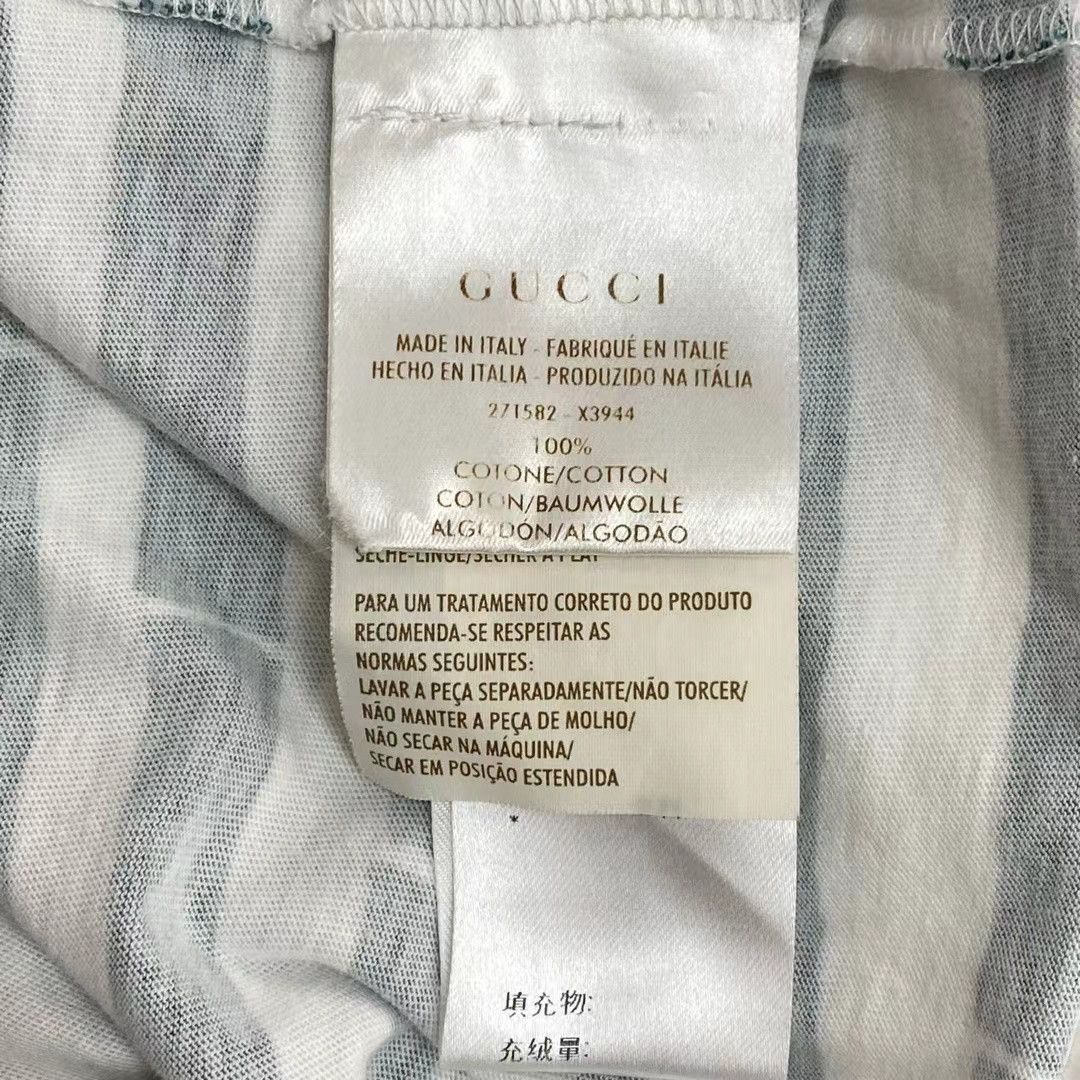 Gucci Gucci striped letter short sleeves Nextarrow-2412 Size US M / EU 48-50 / 2 - 4 Thumbnail