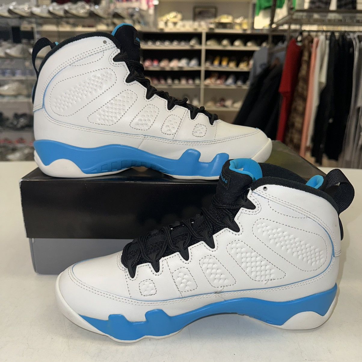 Jordan Brand Size 7.5 - Air Jordan 9 Retro 2024 Powder Blue - FQ8992-101 Size US 7.5 / EU 40-41 - 2 Thumbnail