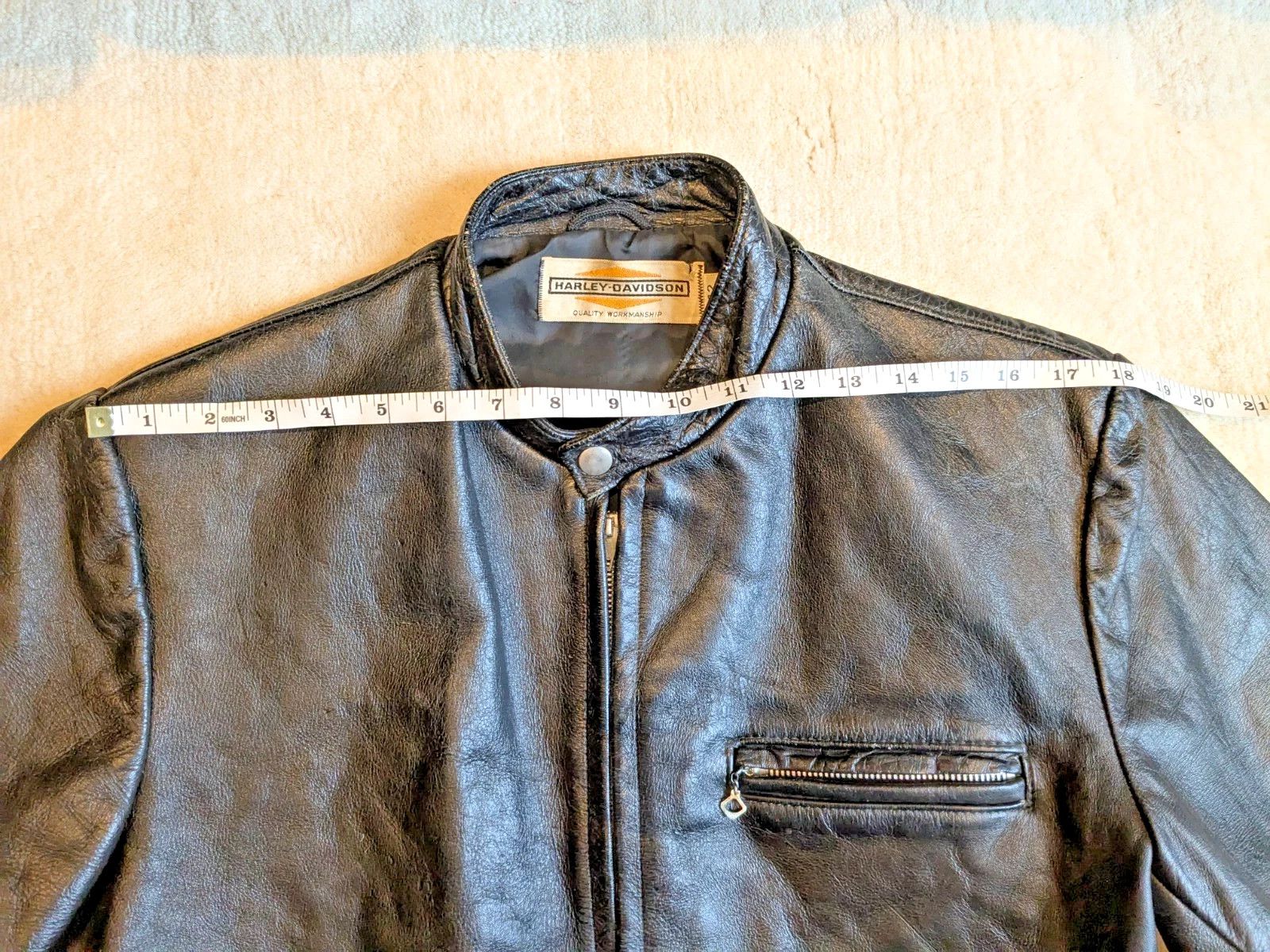 Harley Davidson 60s Harley Davidson Sportster Cafe Racer Leather Jacket 42 Size US M / EU 48-50 / 2 - 12 Thumbnail