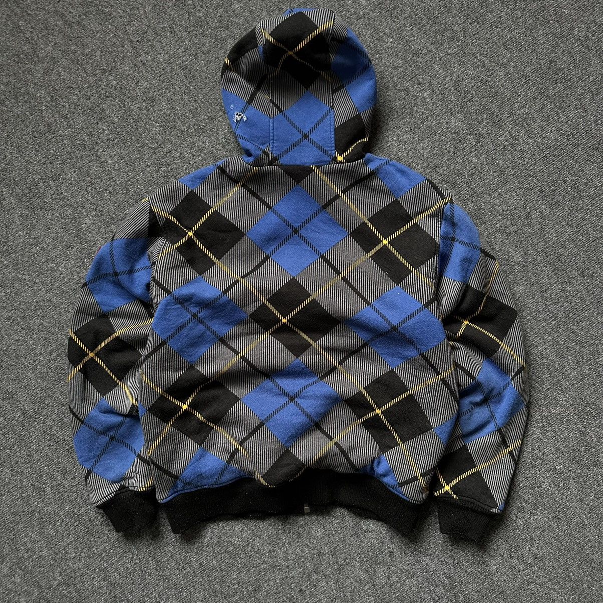 Carhartt VTG Engelbert Straus Double Side Zip Hoodie Size L Y2K Size US L / EU 52-54 / 3 - 15 Thumbnail