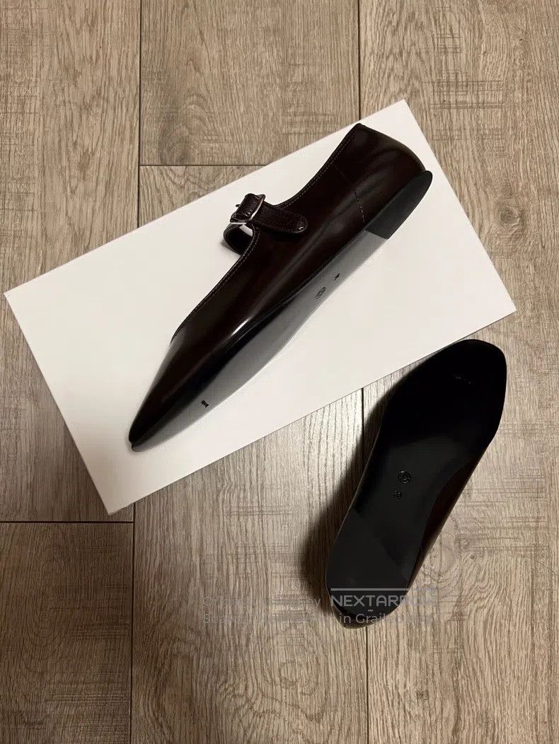 The Row The Row Mary Jane Black Loafers Size US 5.5 / IT 35.5 - 3 Thumbnail