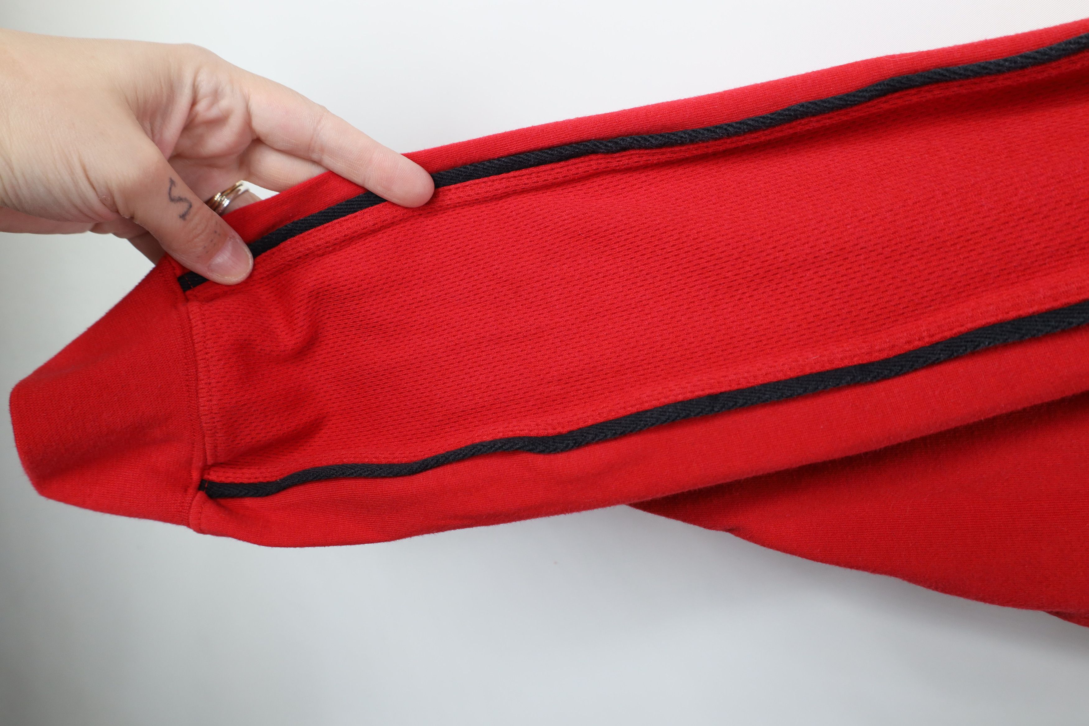 Vintage Vintage 90s State University Long Sleeve Jersey T-Shirt Red Size US XL / EU 56 / 4 - 6 Thumbnail