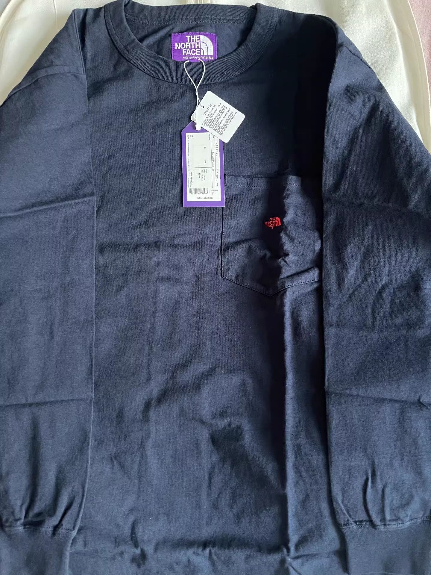 The North Face Purple Label TNF 8oz Field L/S Pocket Tee Size US M / EU 48-50 / 2 - 3 Thumbnail