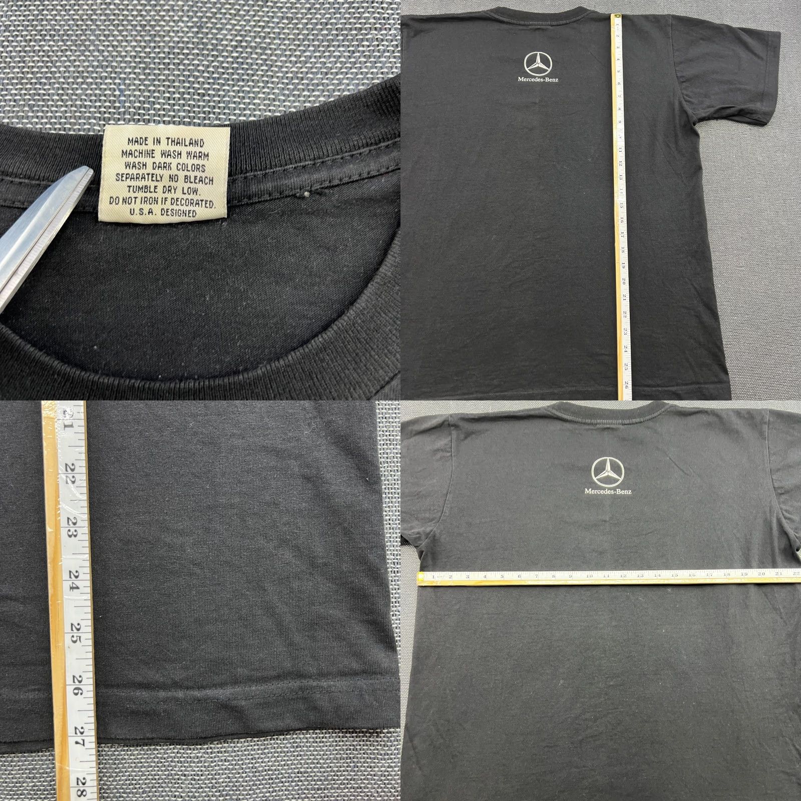 Mercedes-Benz VINTAGE Mercedes-Benz Vision SLA Concept Car Shirt L Mens Black Short Sleeve Cup? Size US L / EU 52-54 / 3 - 9 Thumbnail