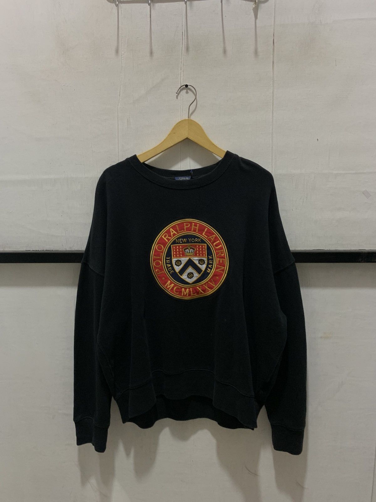 Polo Ralph Lauren Polo Ralph Lauren Crest Fleece Pullover Size US XXL / EU 58 / 5 - 1 Thumbnail