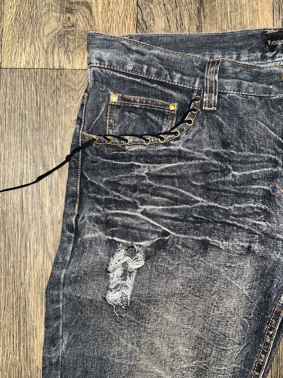 LOWBOX Lowbox Bootcut Denim Jeans. Japanese Size US 34 / EU 50 - 3 Thumbnail
