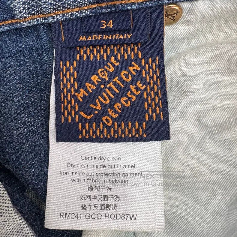 Louis Vuitton Louis Vuitton SS24 FeiDong Co-Branded Mosaic Jeans Size US 34 / EU 50 - 7 Thumbnail