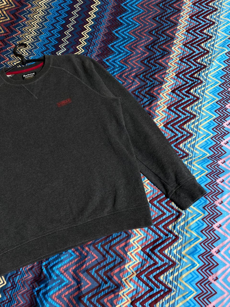 Barbour × Vintage Barbour Vintage Crewneck 90's Basic Logo Size US M / EU 48-50 / 2 - 7 Thumbnail