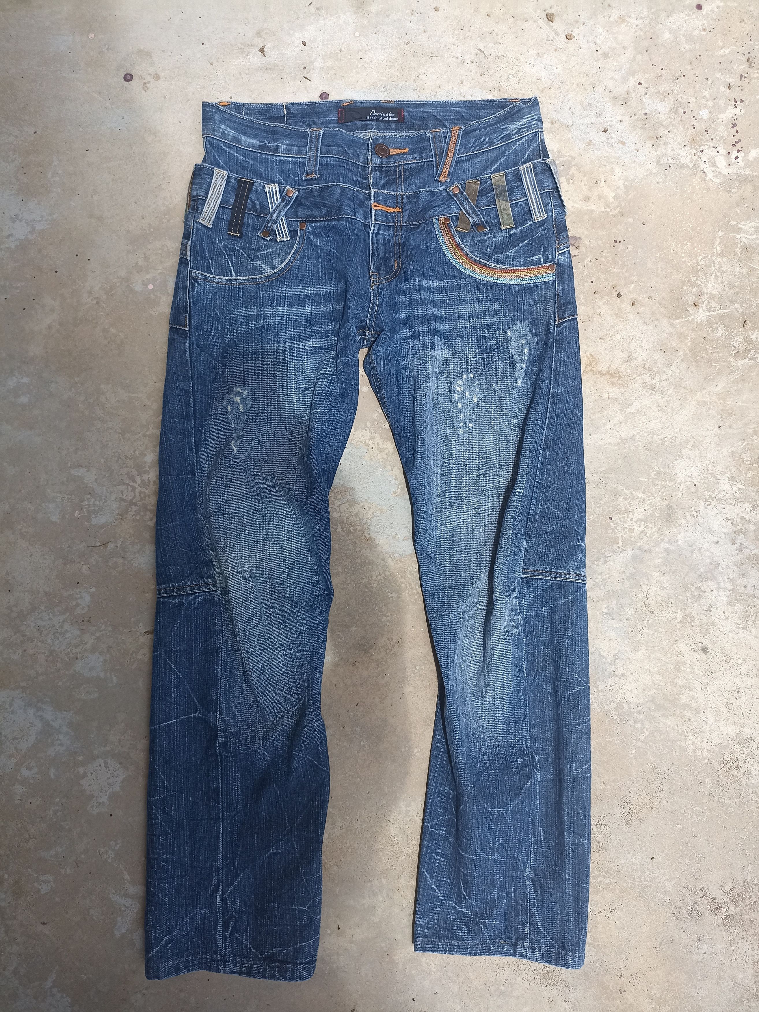 Beauty Beast Dominate Handcrafted jeans distressed beauty beast Size US 32 / EU 48 - 3 Thumbnail