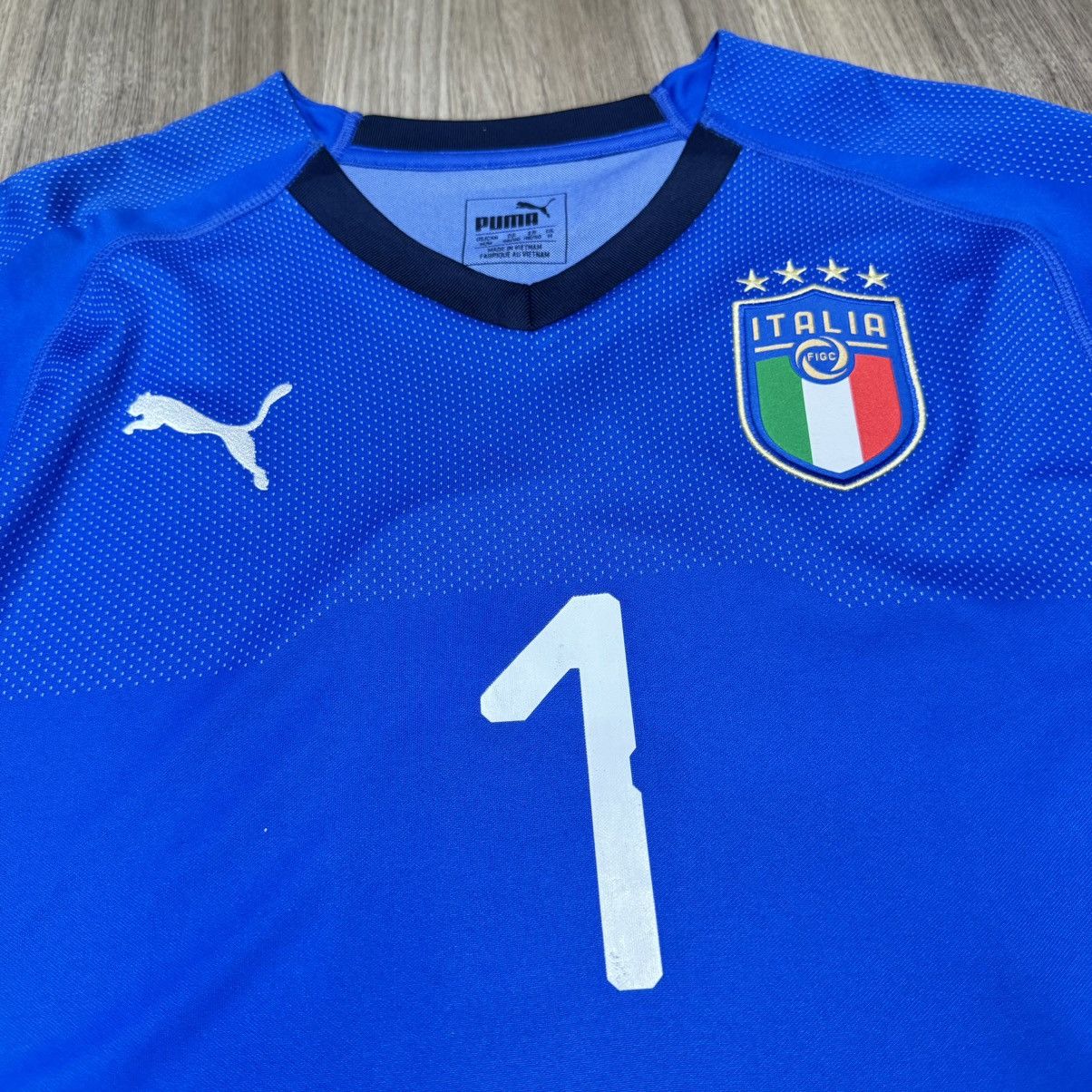 Puma Italy 18/19 L/S home shirt #1 Buffon Size US M / EU 48-50 / 2 - 4 Thumbnail