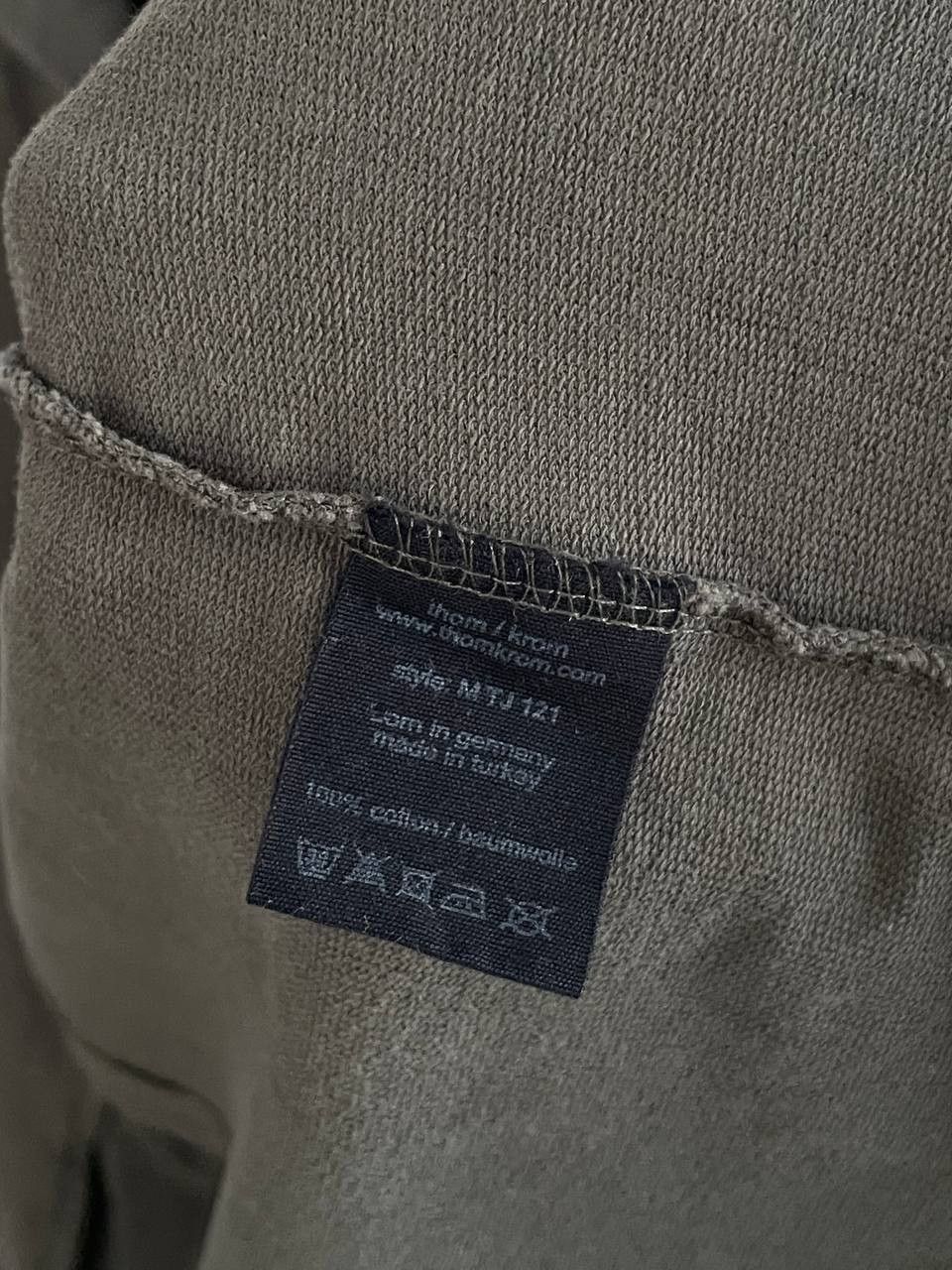 Thom Krom Thom Krom Avant Garde Double Layer Green Zip Hoodie Size US M / EU 48-50 / 2 - 7 Thumbnail