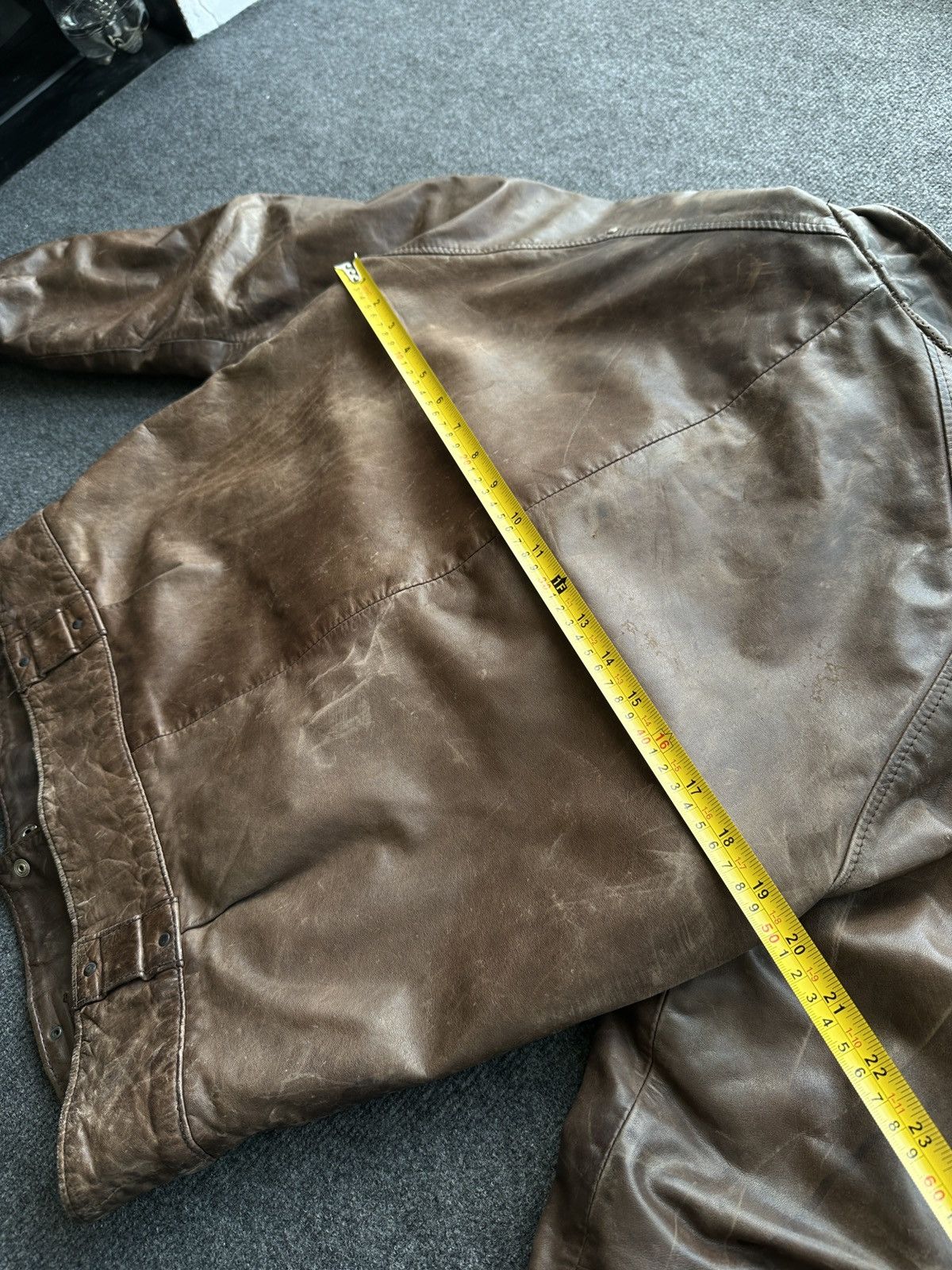 Other 🚨VNTG LEATHER JACKET AVANT GARDE WESTERN BROWN MOTO Size US XS / EU 42 / 0 - 22 Thumbnail