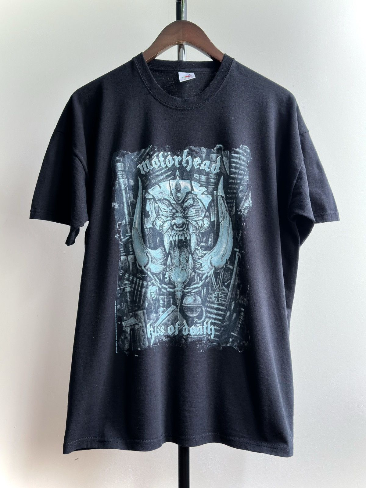 Band Tees × Vintage VINTAGE Y2K MOTORHEAD KISS OF DEATH BAND TEE Size US XL / EU 56 / 4 - 1 Thumbnail