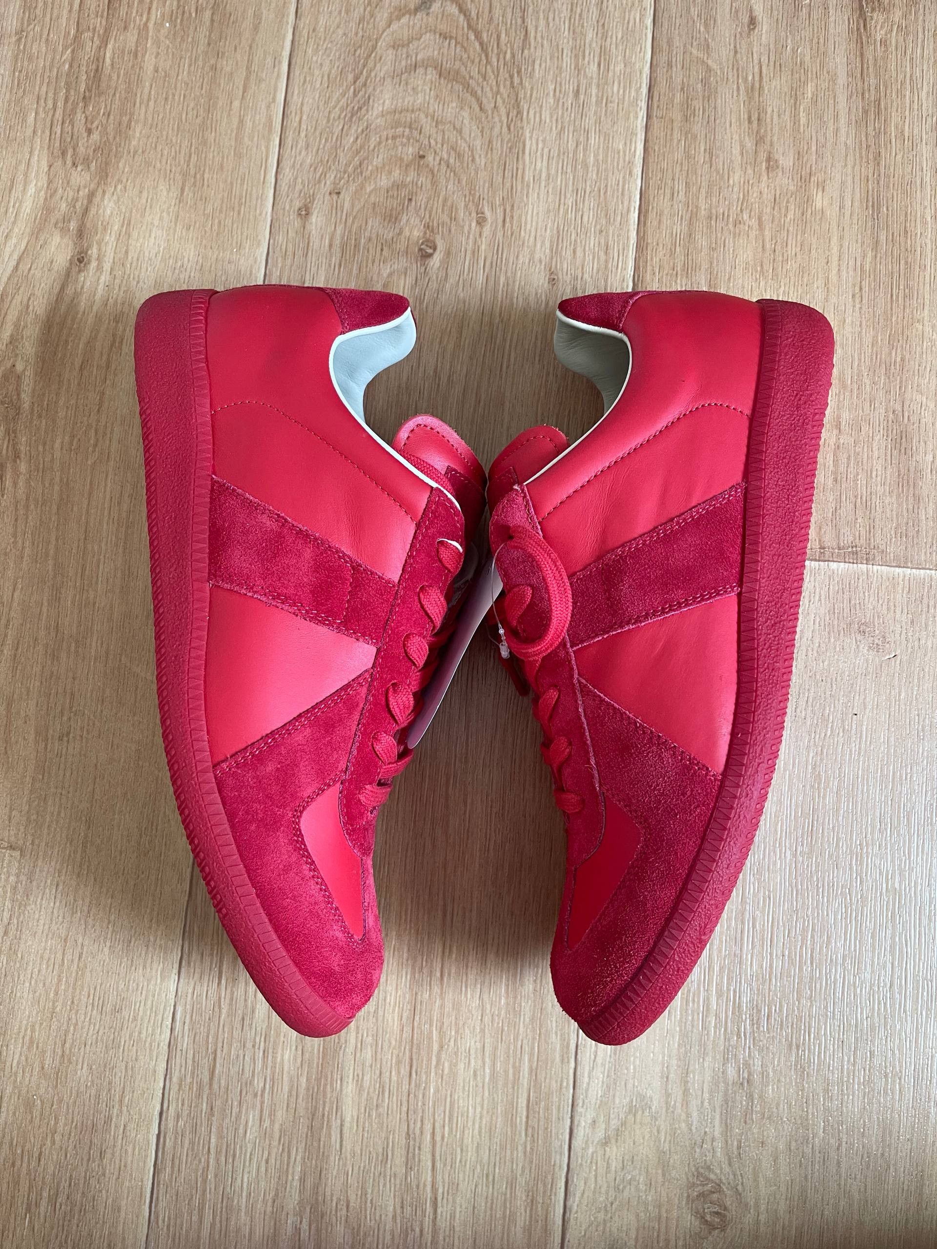 Maison Margiela Maison Martin Margiela MMM Low tTop Replica Red Sneaers Sz42 Size US 9 / EU 42 - 2 Thumbnail