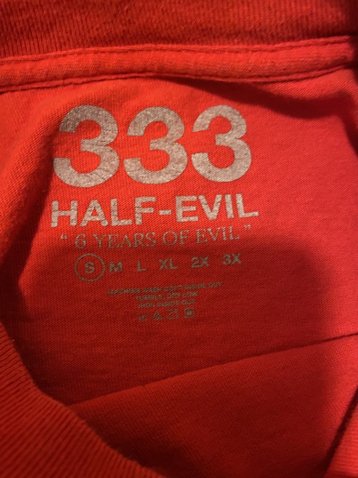 Half Evil Half Evil 6 Year Anniversary T-shirt Size US S / EU 44-46 / 1 - 3 Thumbnail