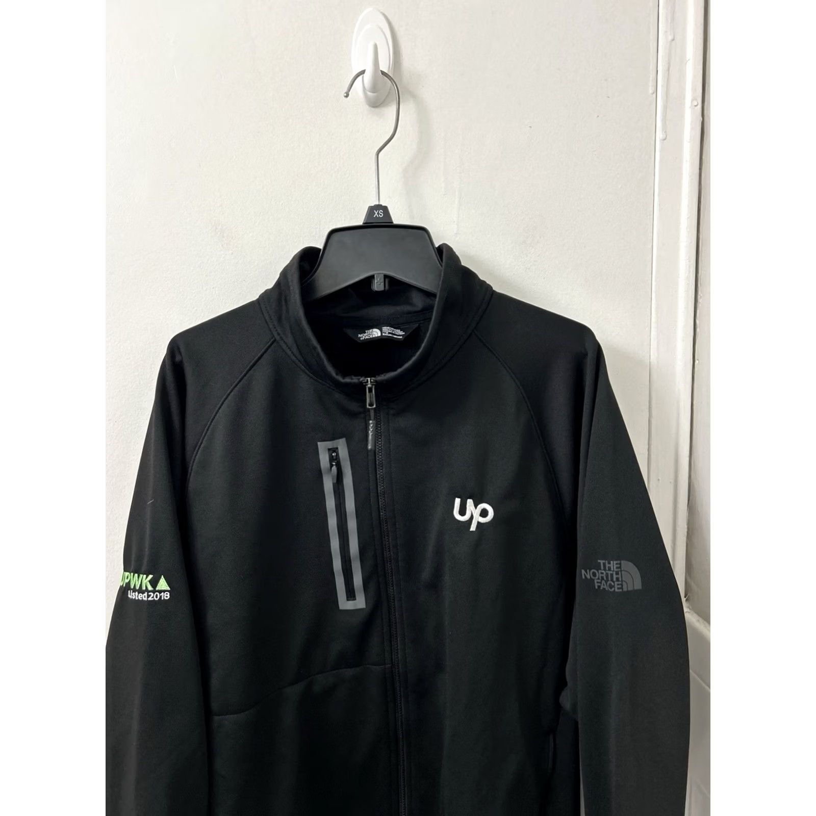 The North Face The North Face Jacket Mens L Black Lightweight Fleece Lined Full Zip L/S Size US L / EU 52-54 / 3 - 2 Thumbnail