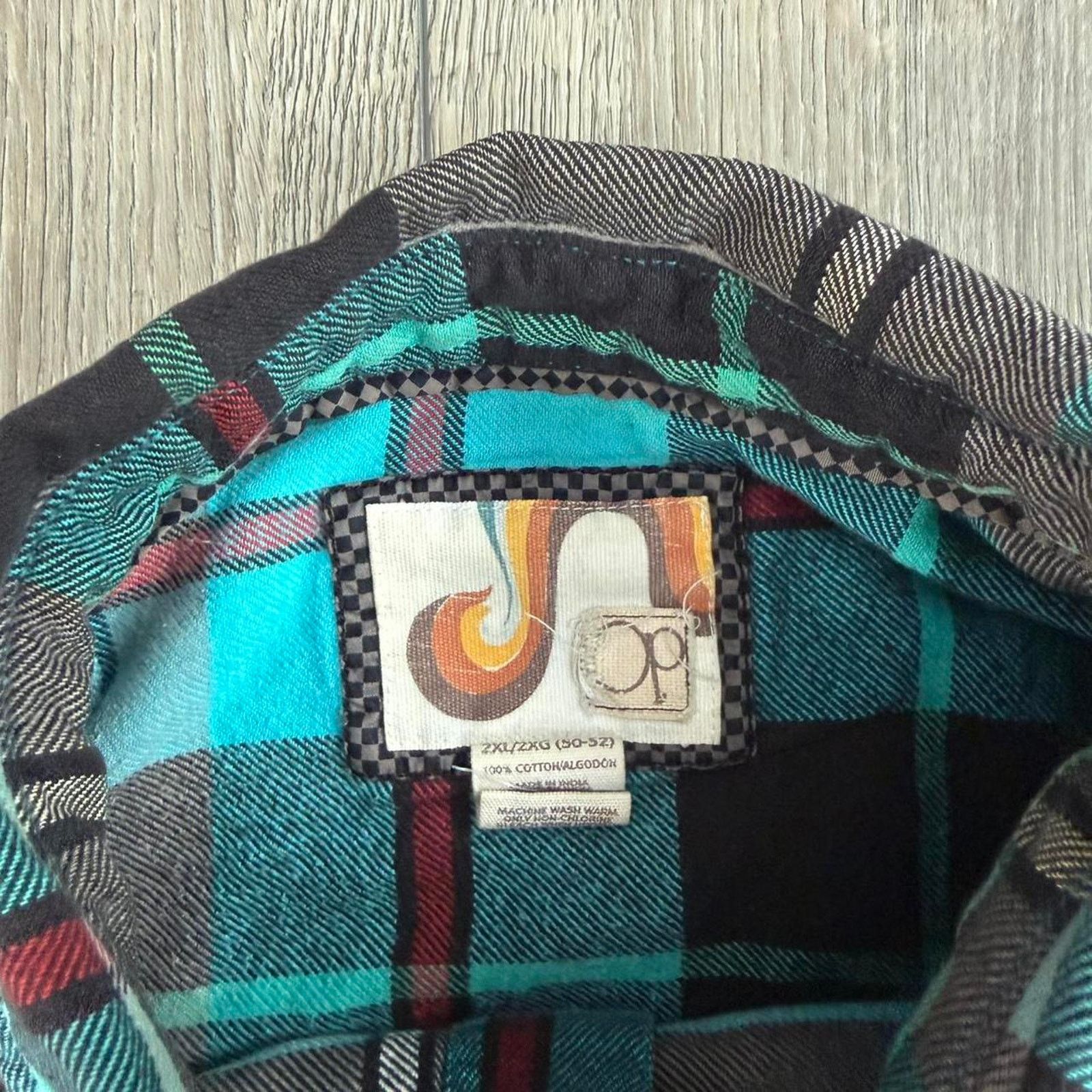 Ocean Pacific Vintage y2k ocean pacific flannel Size US XXL / EU 58 / 5 - 5 Thumbnail