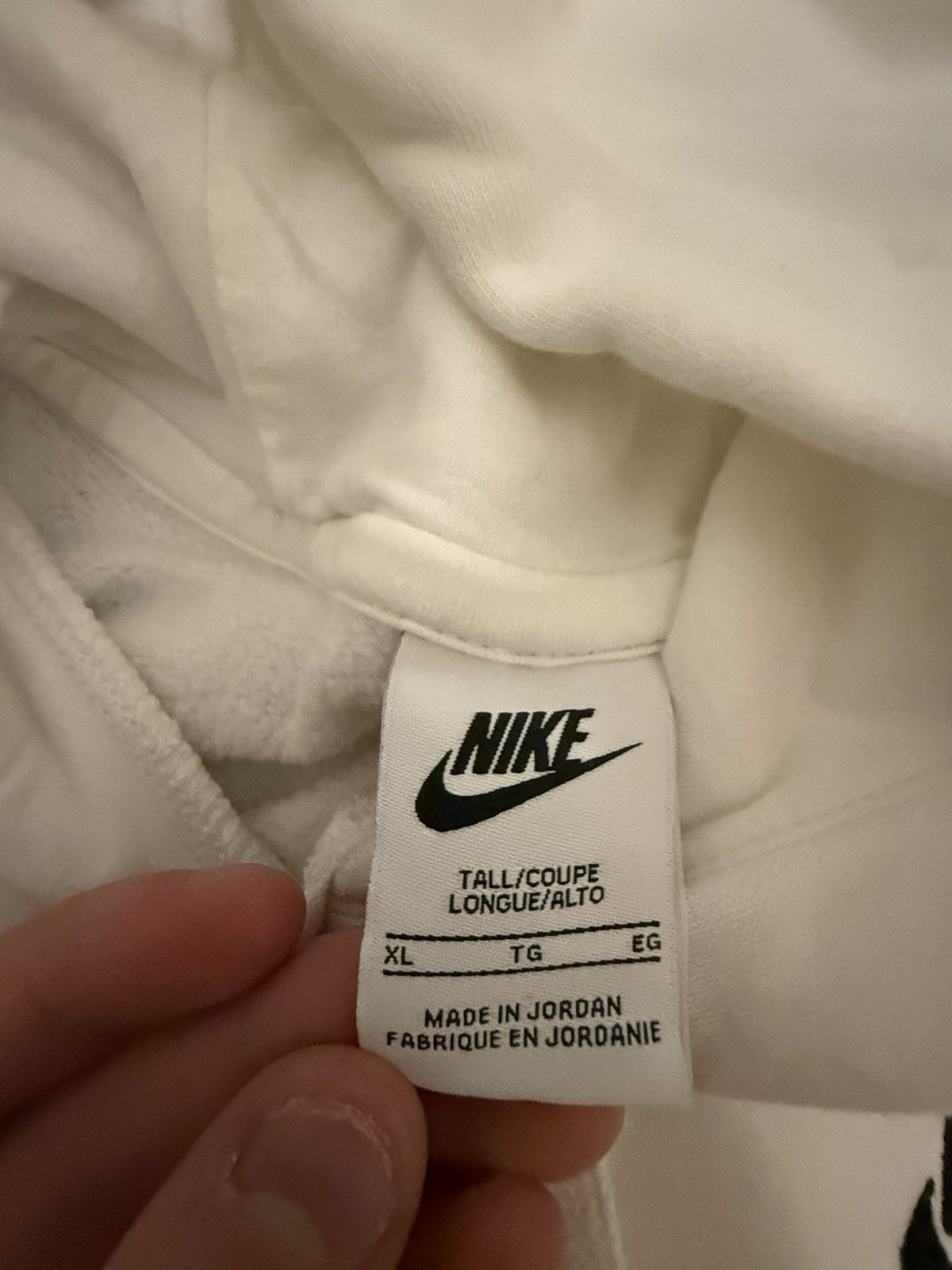 Nike Nike White Hoodie Size XL Size US XL / EU 56 / 4 - 2 Thumbnail