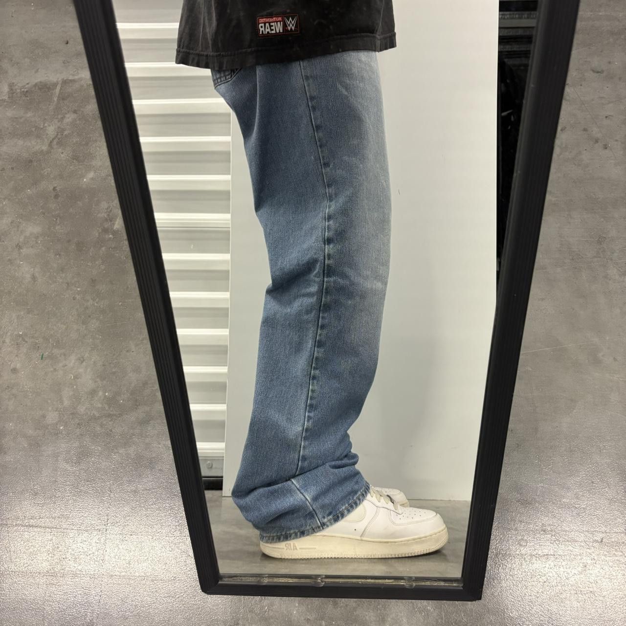 Old Navy Crazy Vintage Y2K/2000s Baggy Old Navy Skater Style Light Blue Wash Denim Jeans! Size US 34 / EU 50 - 2 Thumbnail