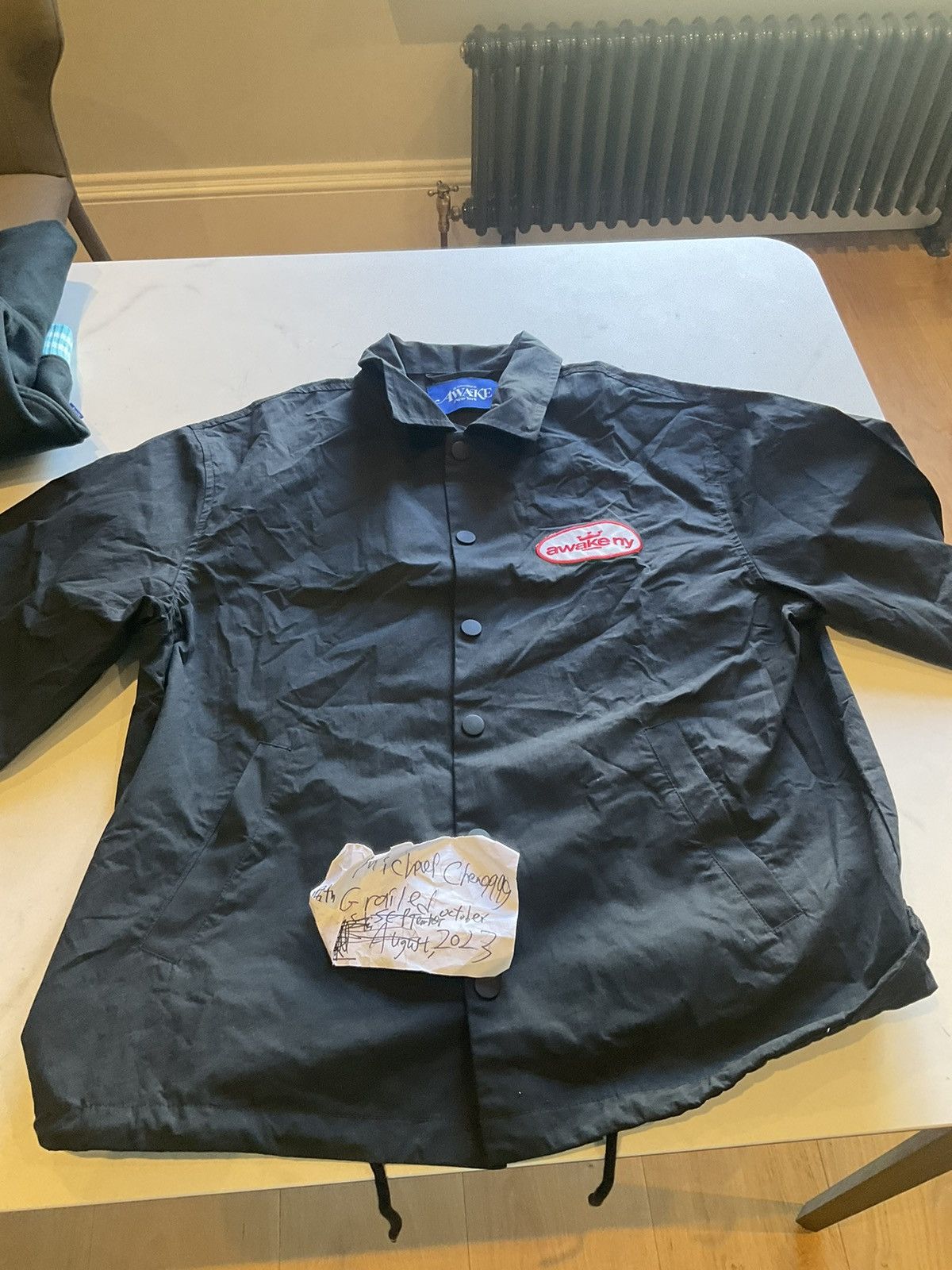 Awake NY Awake NY King Logo Twill Coaches Jacket black Size US M / EU 48-50 / 2 - 1 Thumbnail