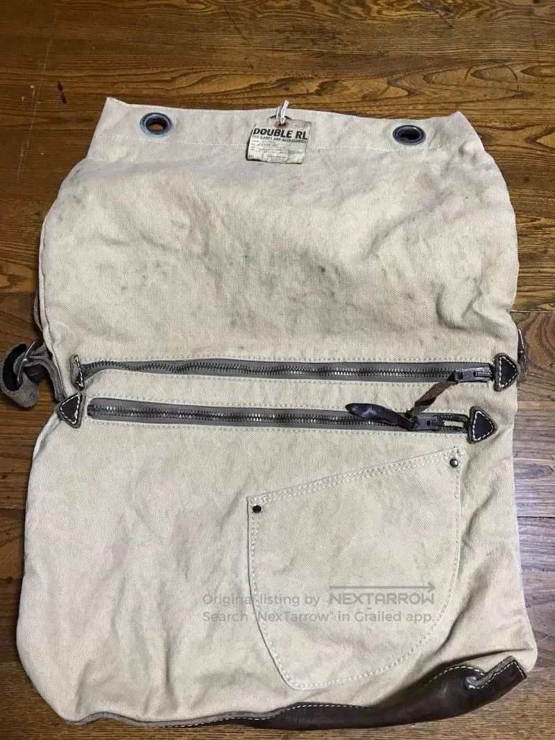 RRL Ralph Lauren RRL Double RL Canvas Messenger Bag. Size ONE SIZE - 4 Thumbnail