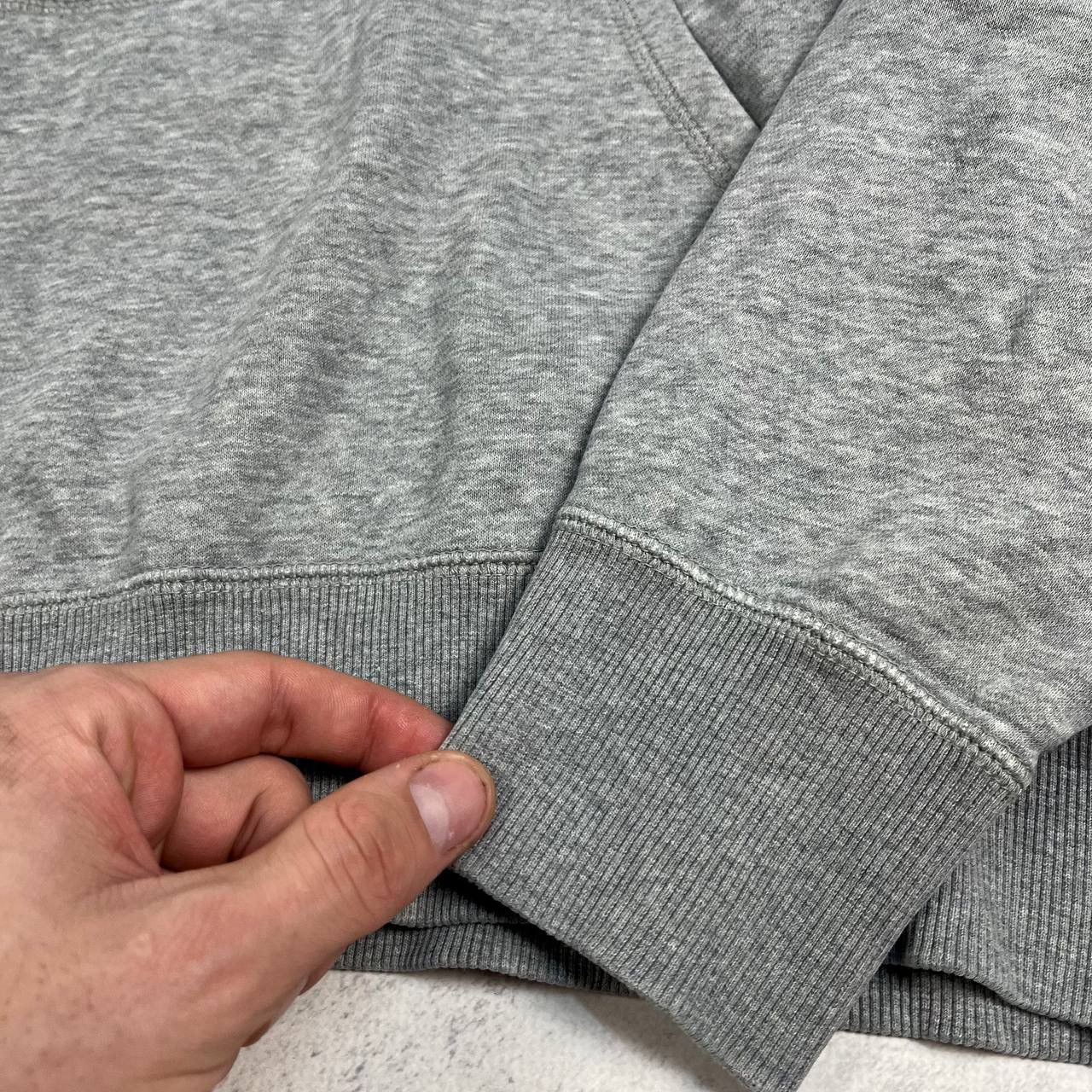 Nike × Vintage Vintage Nike 72 Logo Basic Hoodie Grey Y2K Size US M / EU 48-50 / 2 - 5 Thumbnail