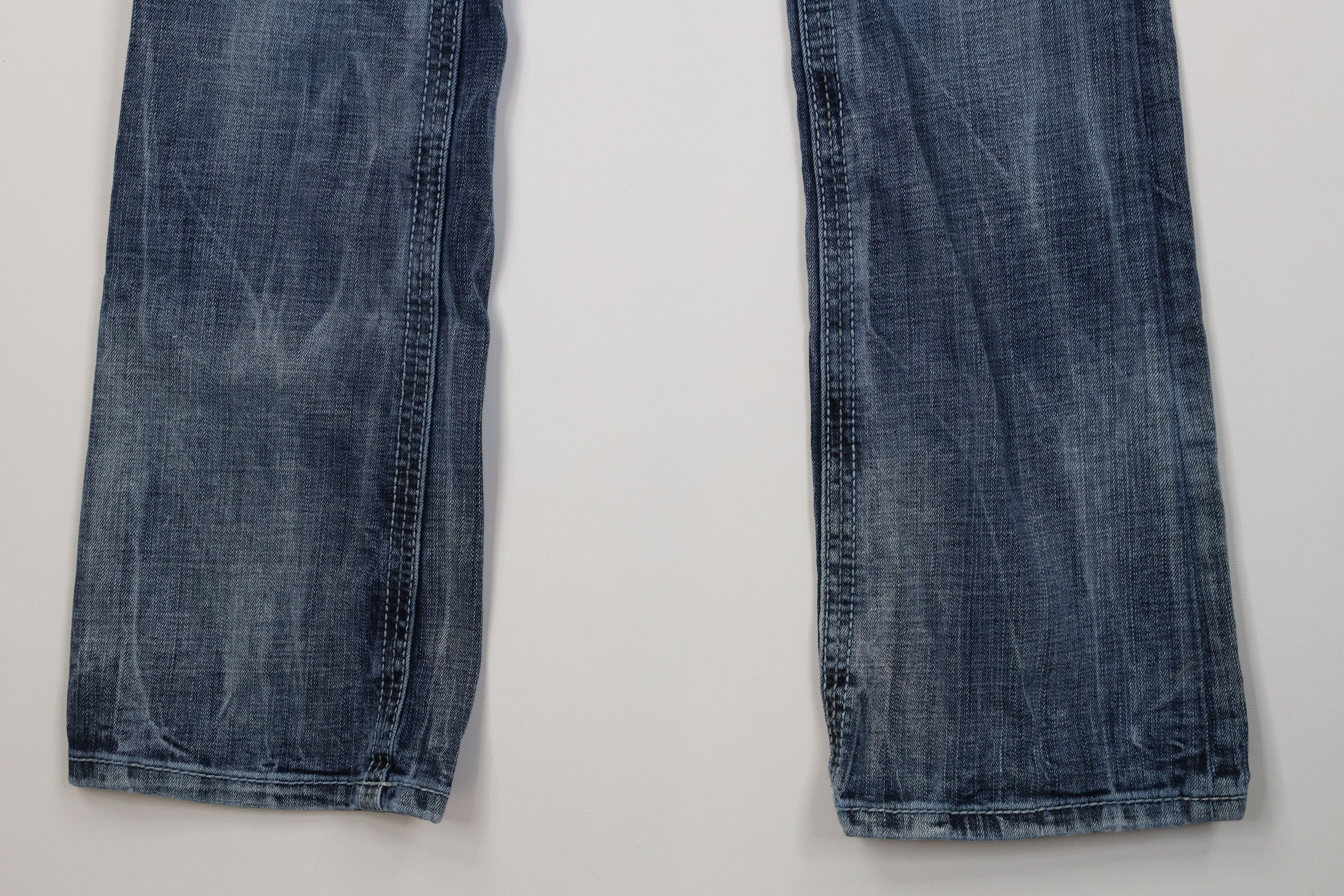 Vintage Buckle BKE Stitch Stretch Aden Bootleg Flared Denim Jeans Size 28" / US 6 / IT 42 - 4 Thumbnail