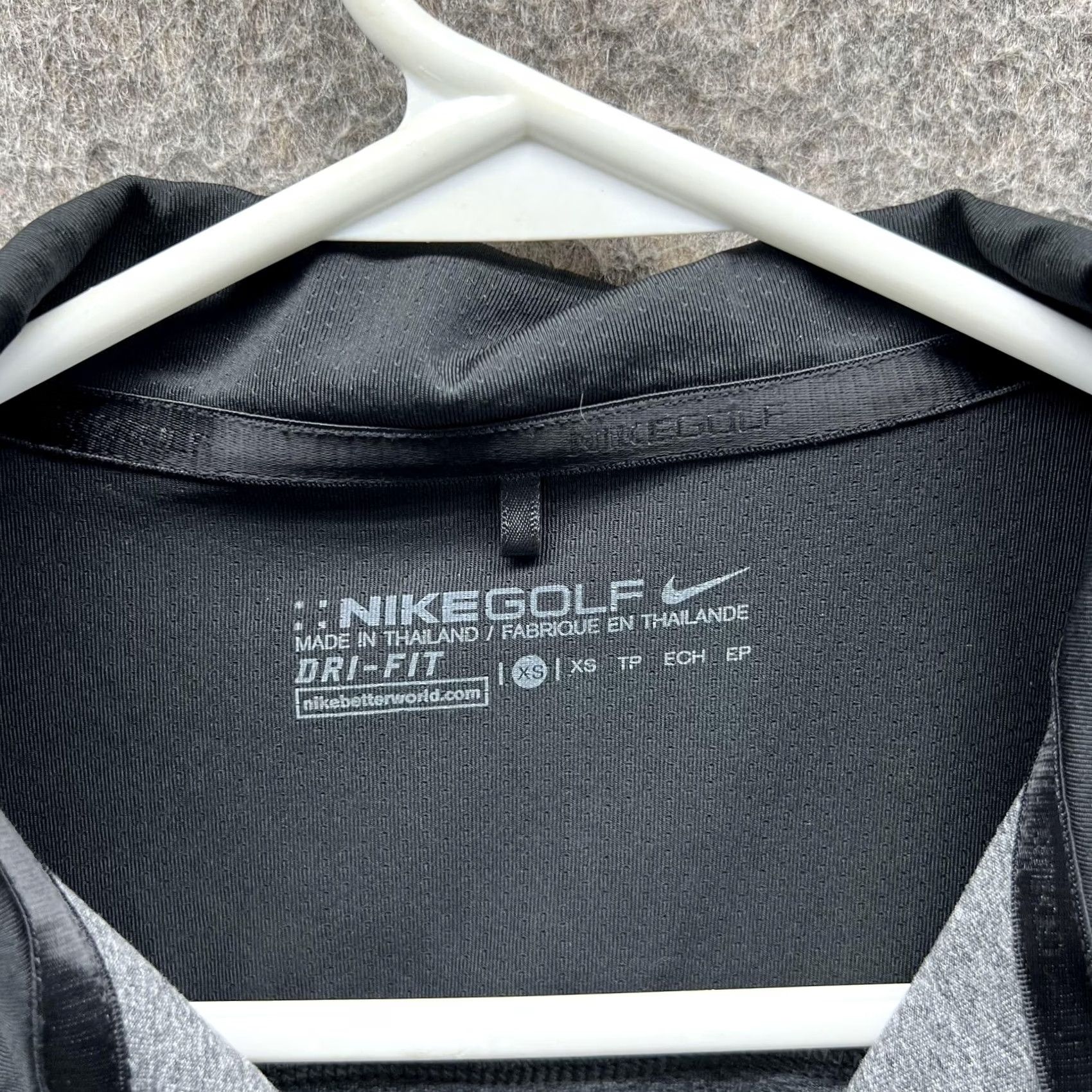 Nike Nike Golf Dri-FIT Pullover Womens XS Gray 1/4 Zip Long Sleeve 725867-010 Size XS / US 0-2 / IT 36-38 - 3 Thumbnail